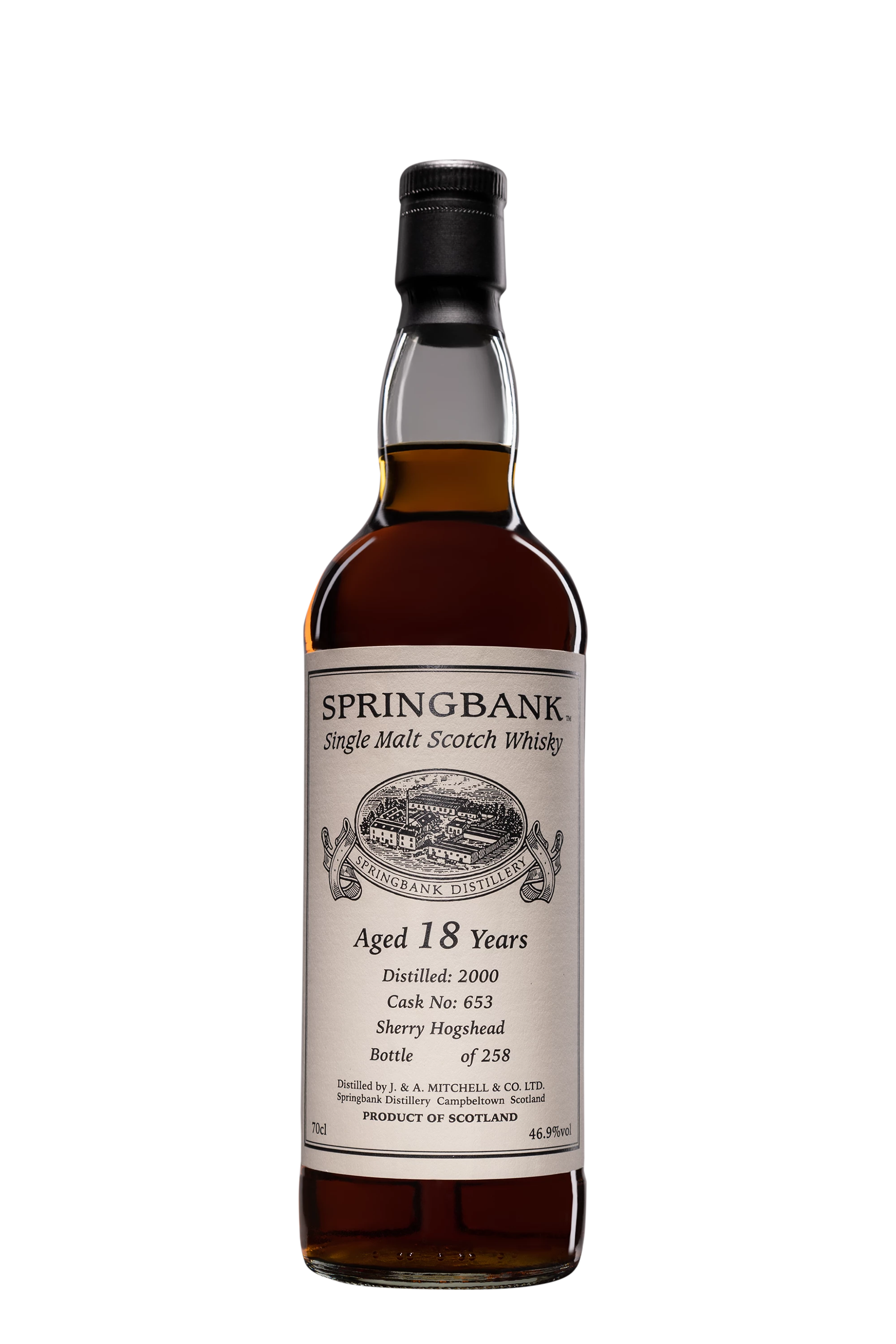 Springbank - Single Malt Scotch Whisky "18 Ans - Single Cask #653" 2000 46.9°, 70cl