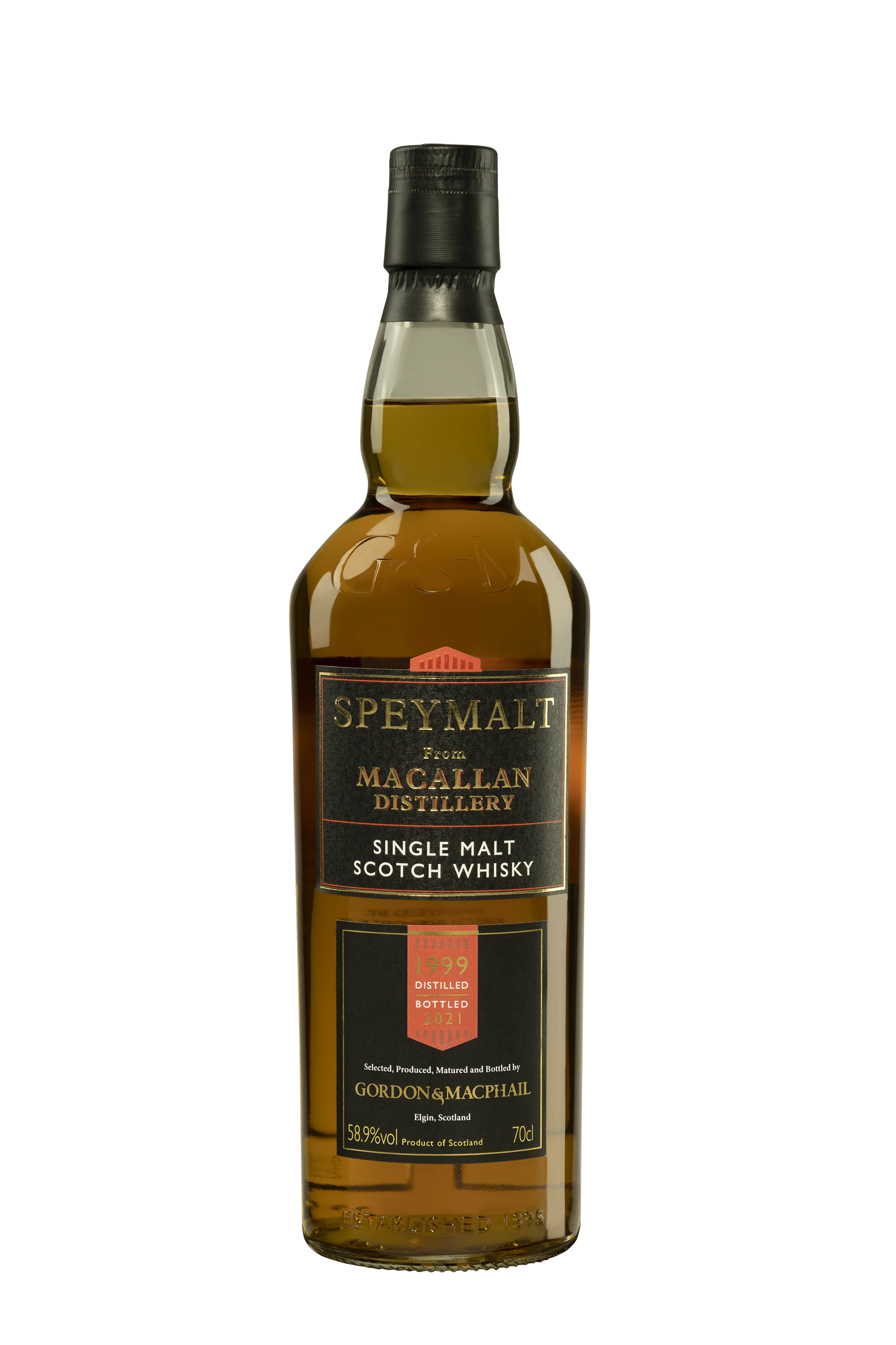 Gordon & Macphail - Single Malt Scotch Whisky "Macallan - 22 Ans Speymalt" 1999 58.9° Giftbox, 70cl