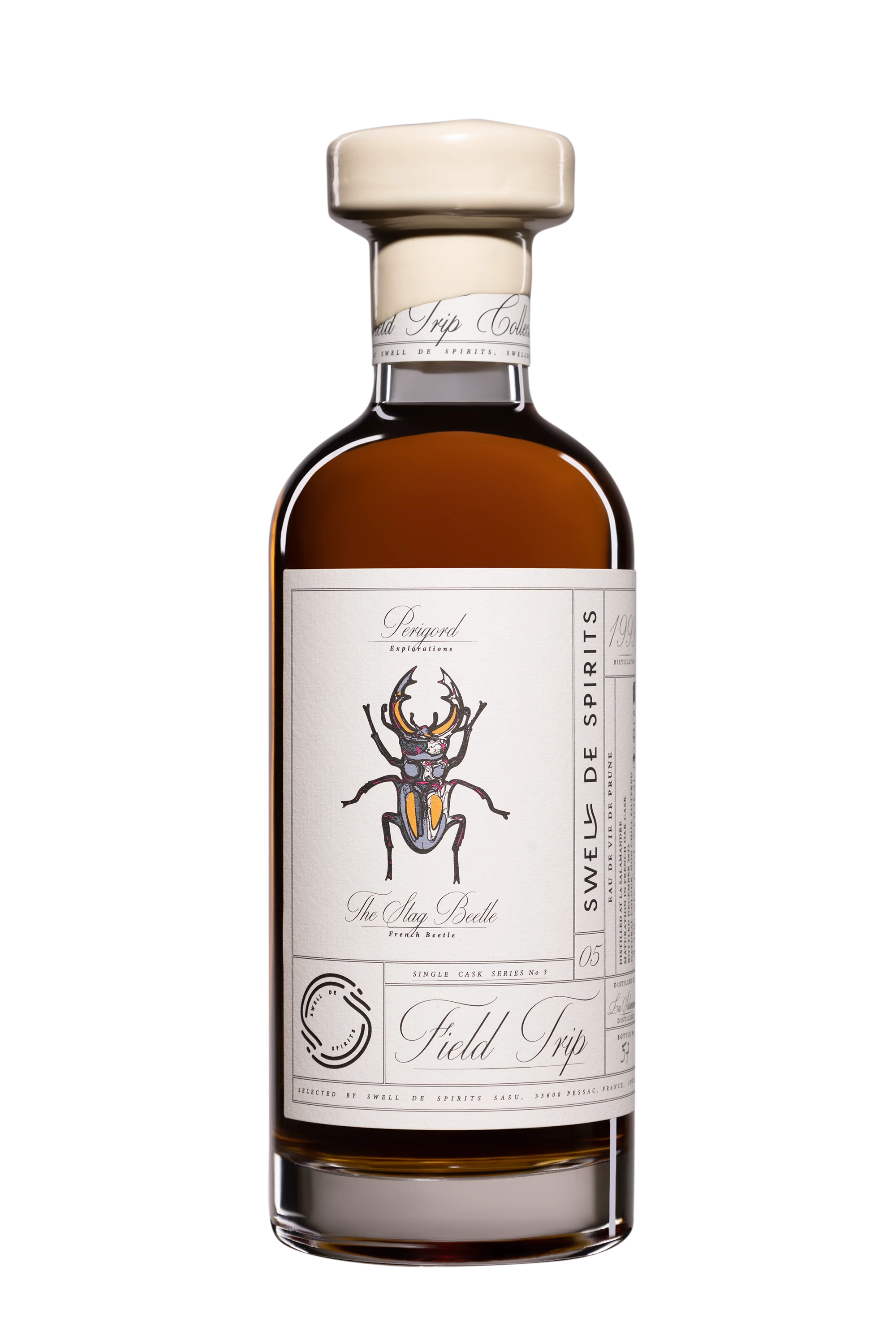 Swell de Spirits - Eau de Vie de Dordogne "La Salamandre - Field Trip N°5" Brun 1999 43°, 50cl