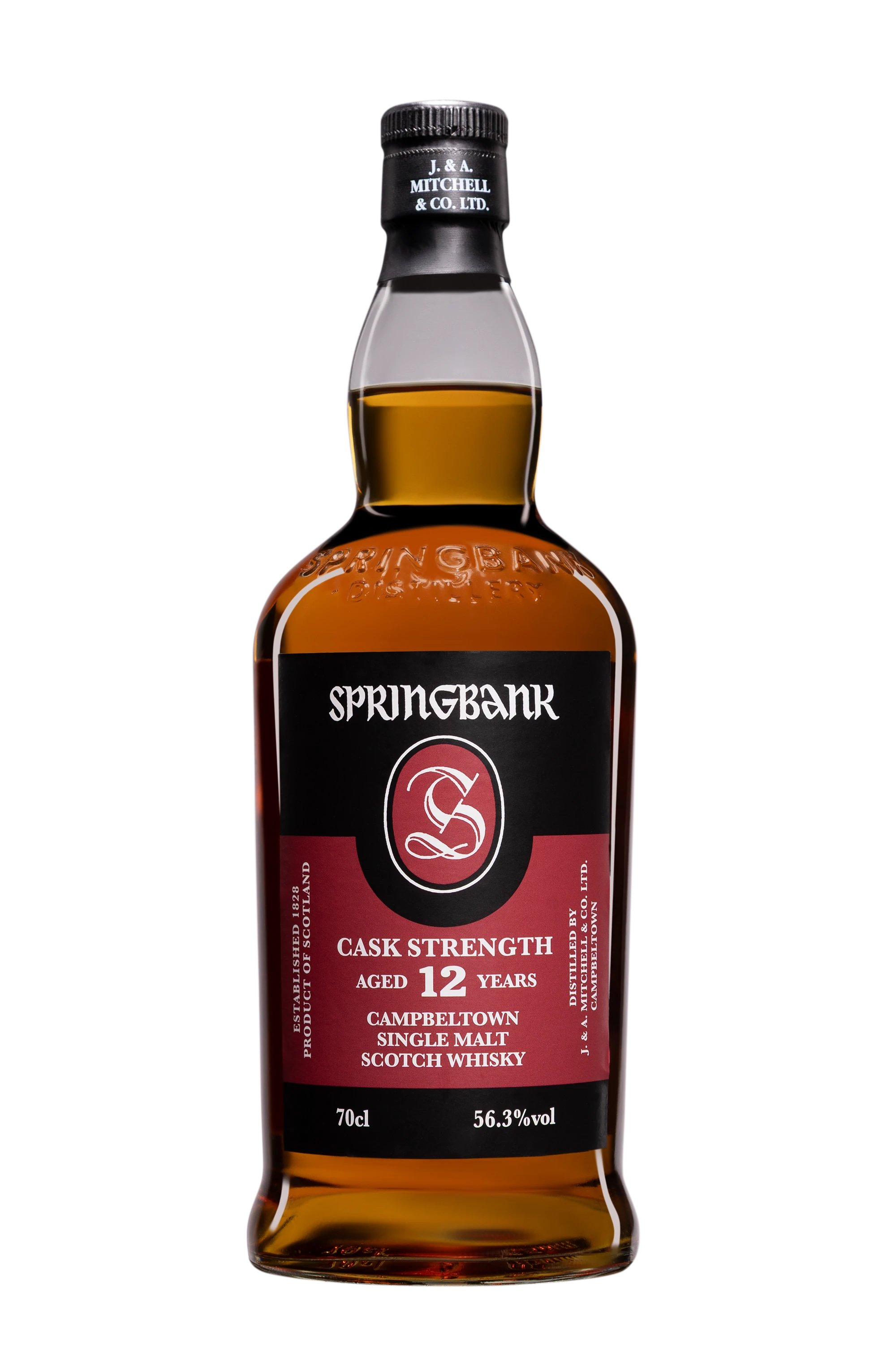 Springbank - Single Malt Scotch Whisky "12 Ans - Cask Strength" 56.3° Giftbox, 70cl