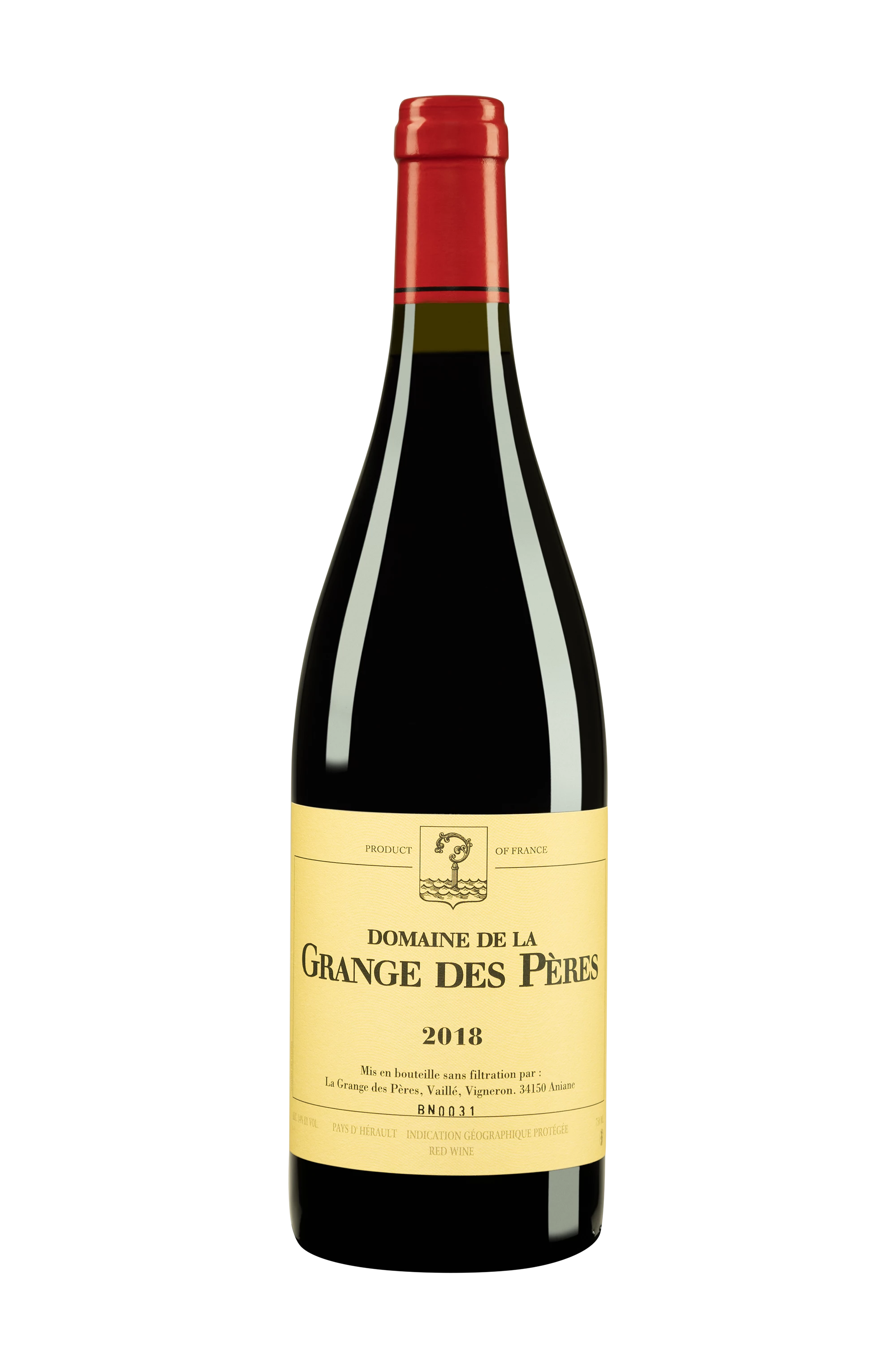 photo Domaine de la Grange des Pères Vin de Pays de l’Hérault Rouge 2018