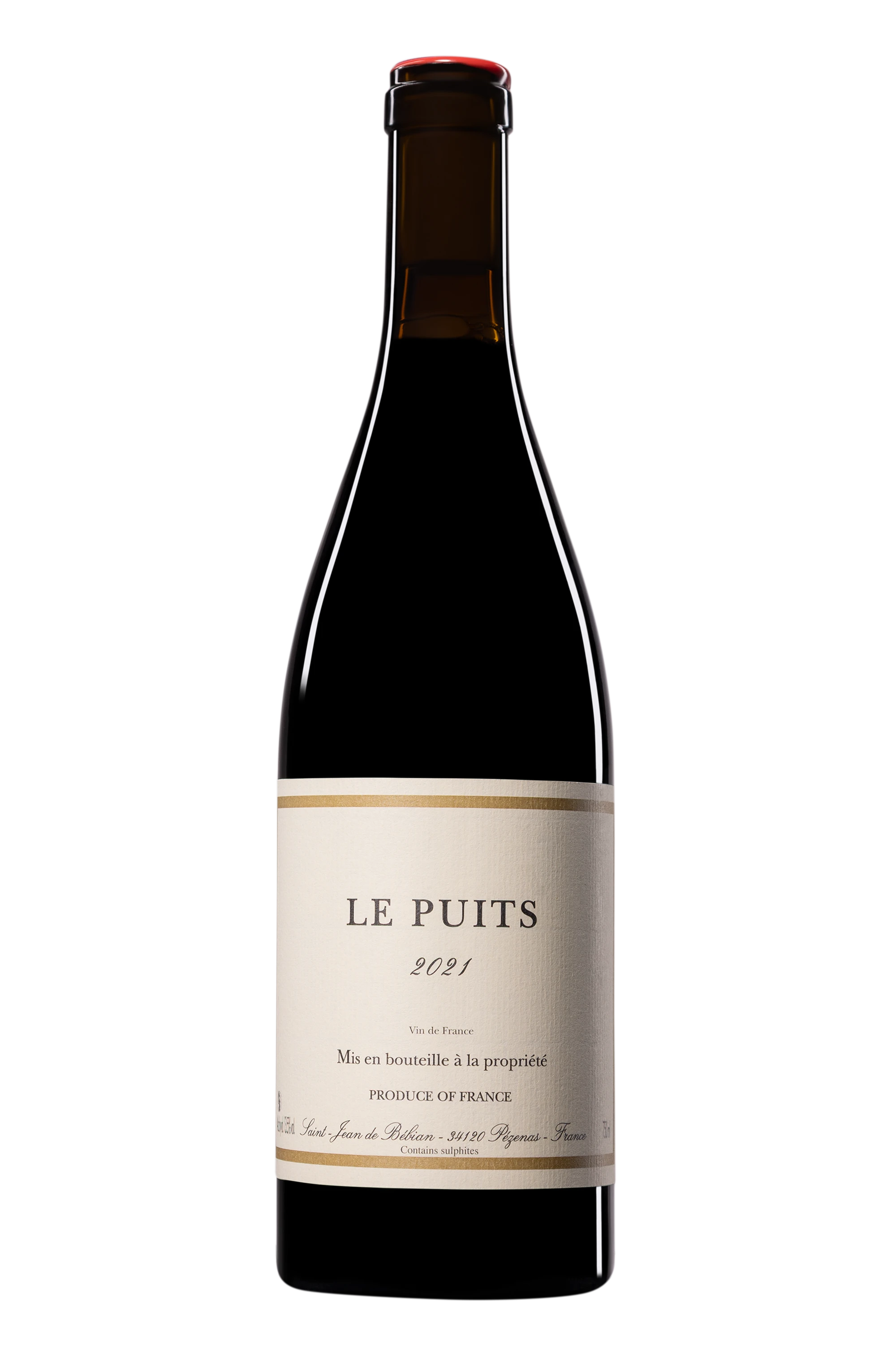 Domaine Prieuré Saint Jean de Bébian - Coteaux du Languedoc "Le Puits" Rouge 2021, 75cl