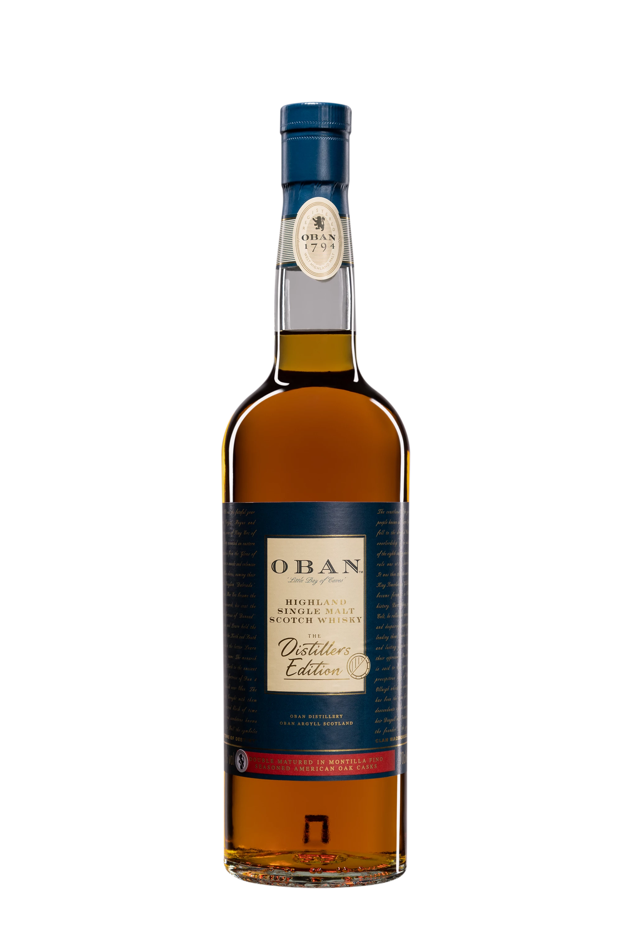Oban - Single Malt Scotch Whisky "Distillers Edition" 43° Giftbox, 70cl