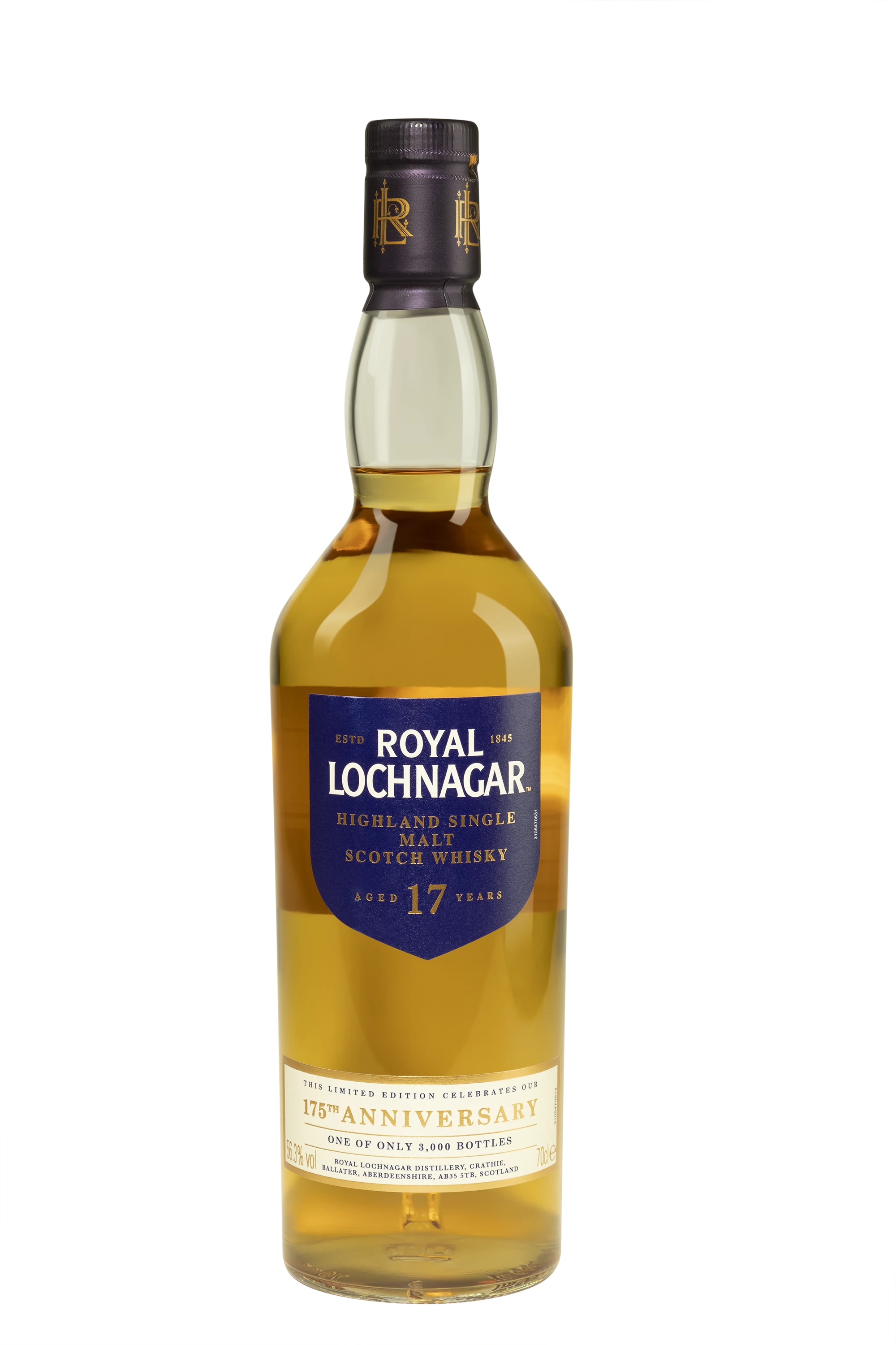 Royal Lochnagar - Single Malt Scotch Whisky "17 Ans - 175th Anniversary" 56.3° Giftbox, 70cl