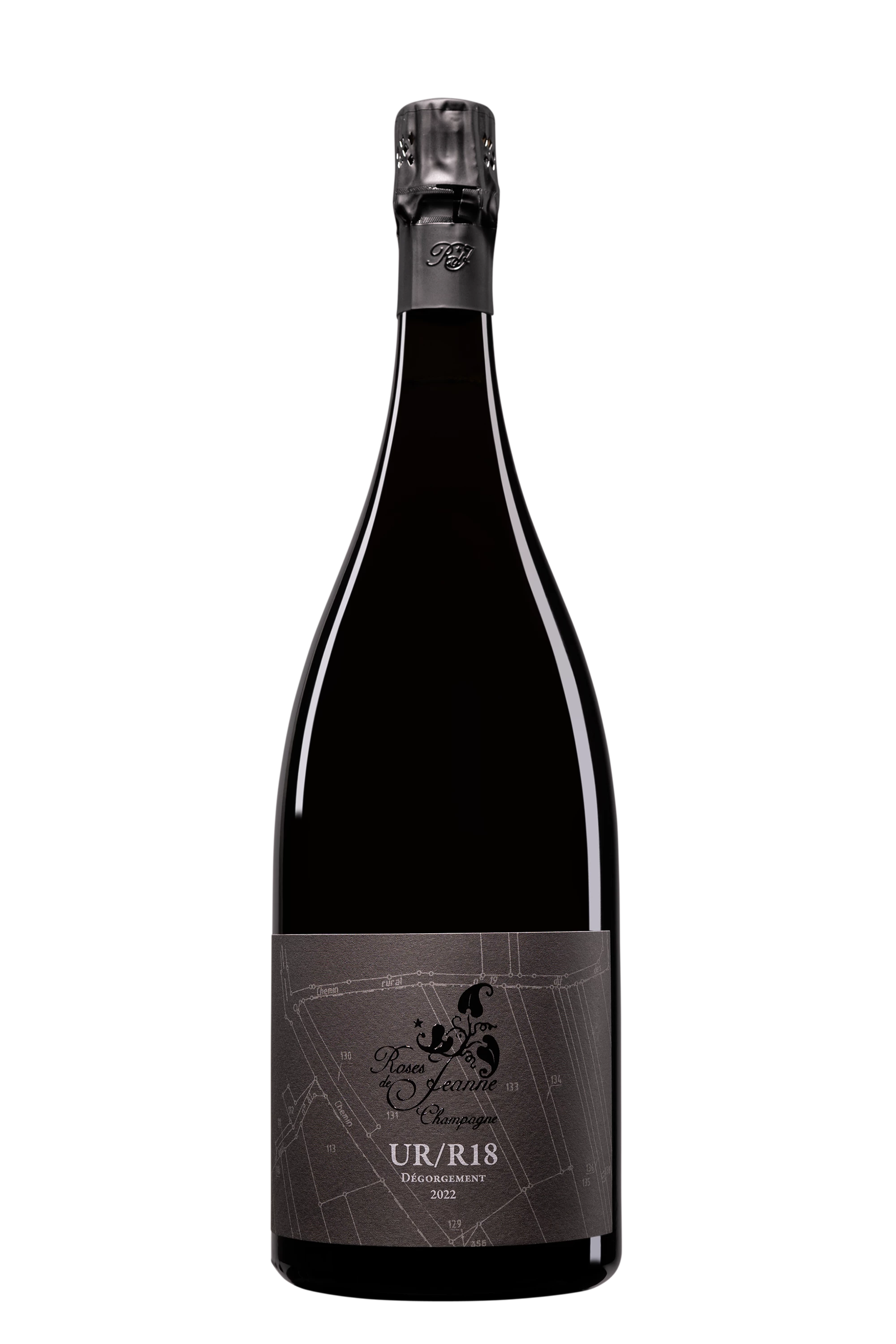 Domaine Roses de Jeanne - Champagne Brut Blanc de Noirs "Les Ursules" Blanc Vendange 2018 Dégorgement 2022 12.5° Silk paper, 150cl