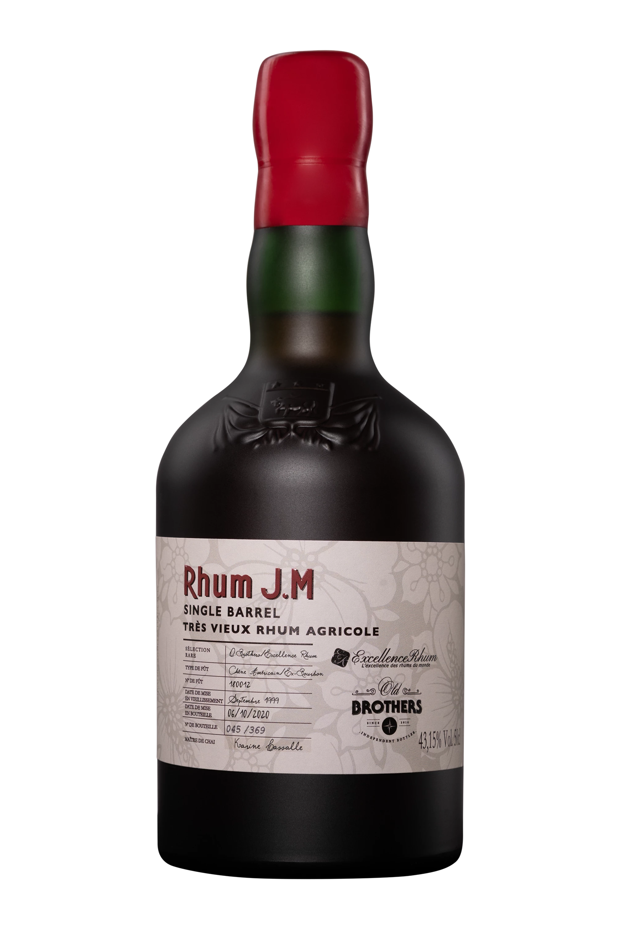 JM - Rhum Agricole de Martinique "21 Ans" Brun 1999 43.15° Giftbox, 50cl