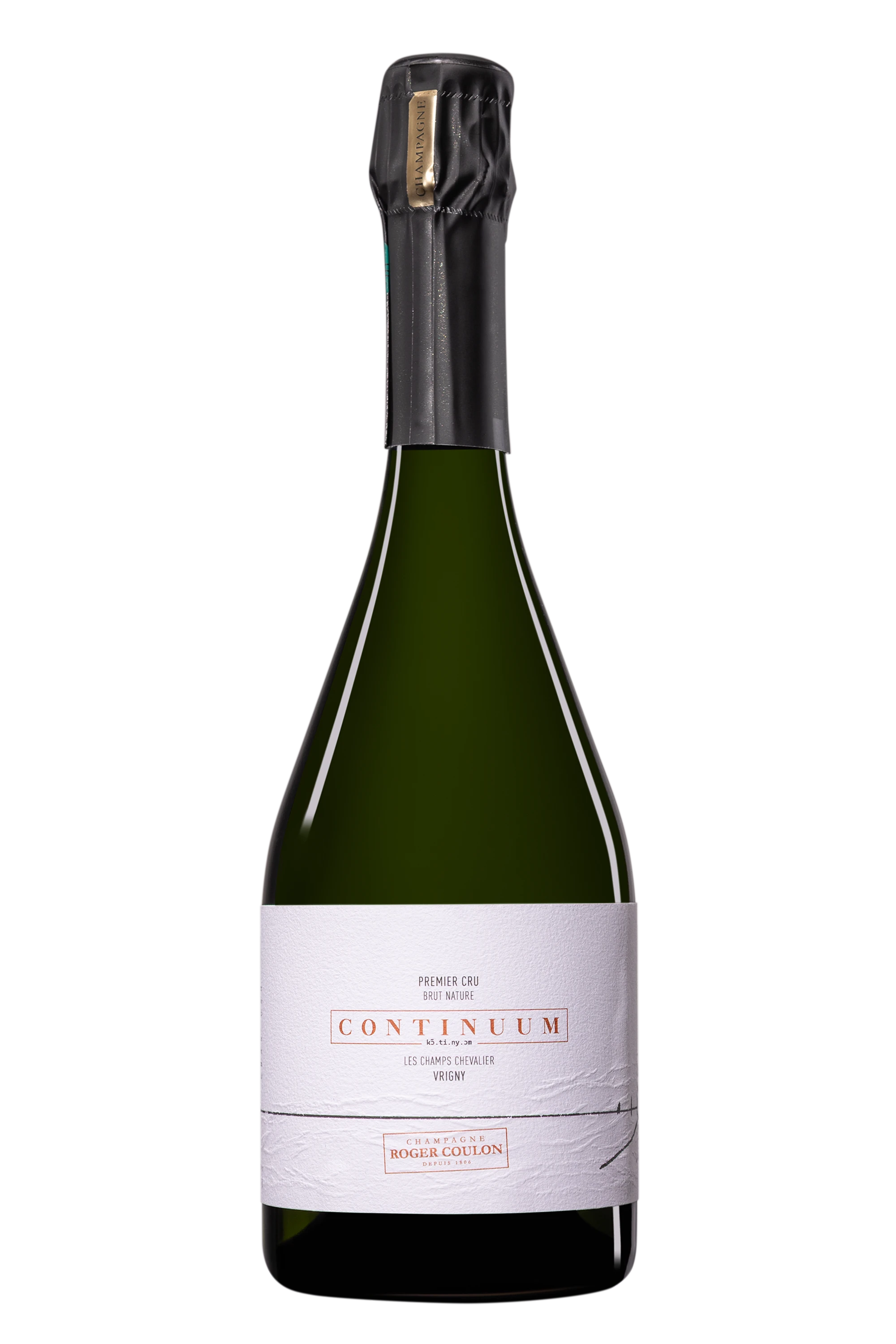 Domaine Roger Coulon - Champagne Brut Nature 1er Cru Blanc de Blancs "Continuum" Blanc NV 12°, 75cl