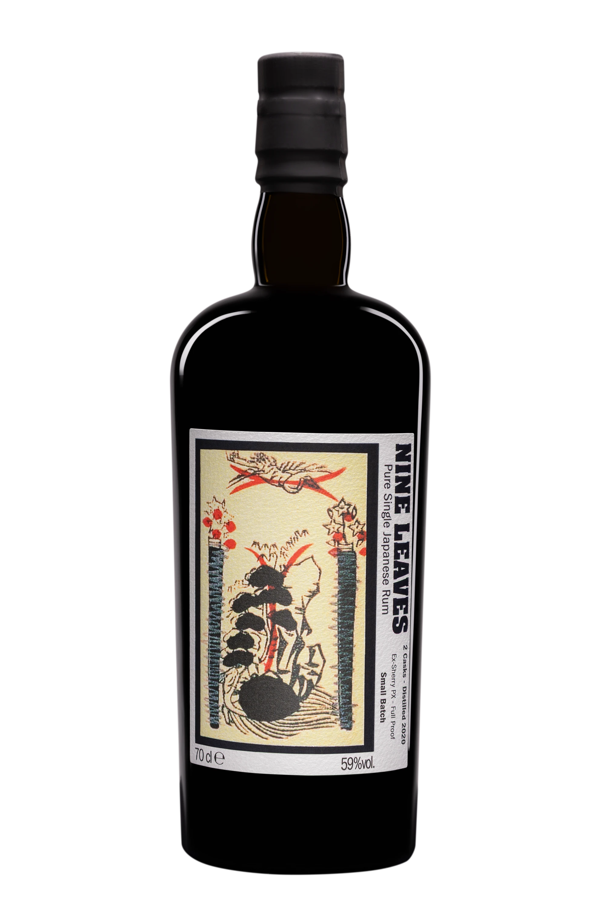 Vélier - Agricultural Japanese Rhum "5 Ans Nine Leaves - Ex-PX - Small Batch" Brun 2020 59° Giftbox, 70cl