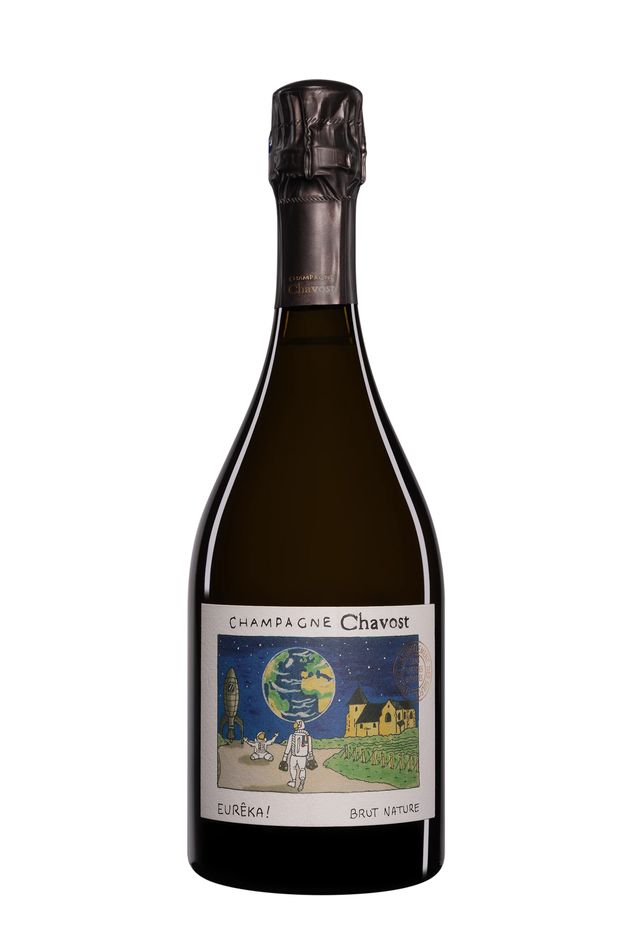 Domaine Chavost - Champagne Brut Nature "Eurêka !" Blanc NV, 75cl