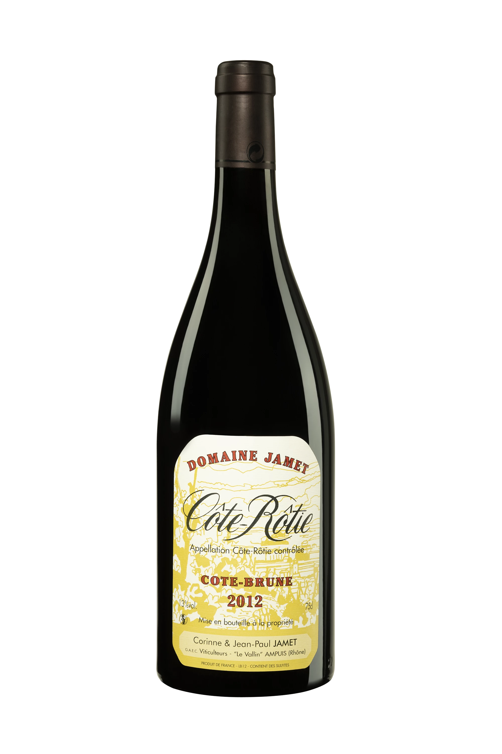 Domaine Jamet - Côte-Rotie "Côte Brune" Rouge 2012 13°, 75cl