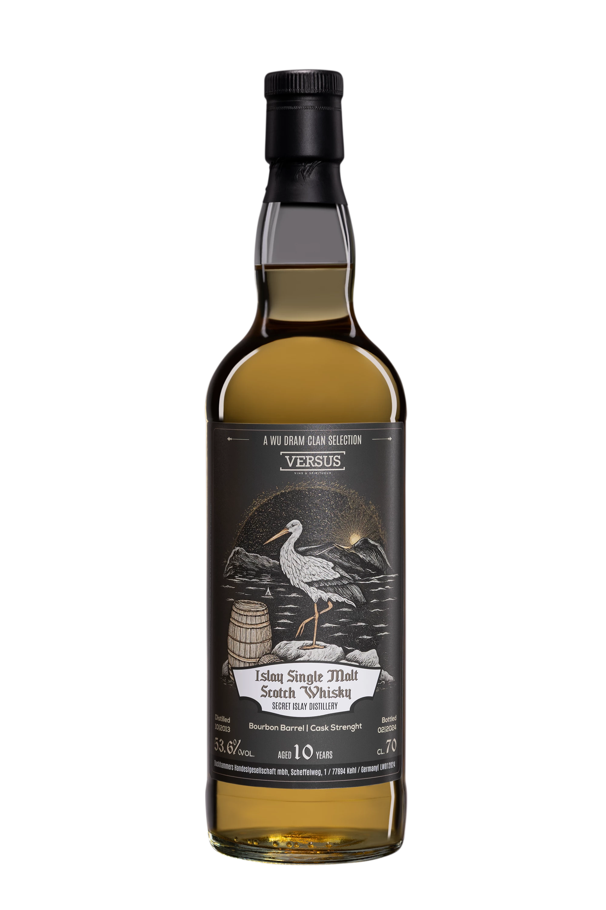 Wu Dram Clan - Single Malt Scotch Whisky "10 Ans - Secret Islay" 2013 53.6°, 70cl