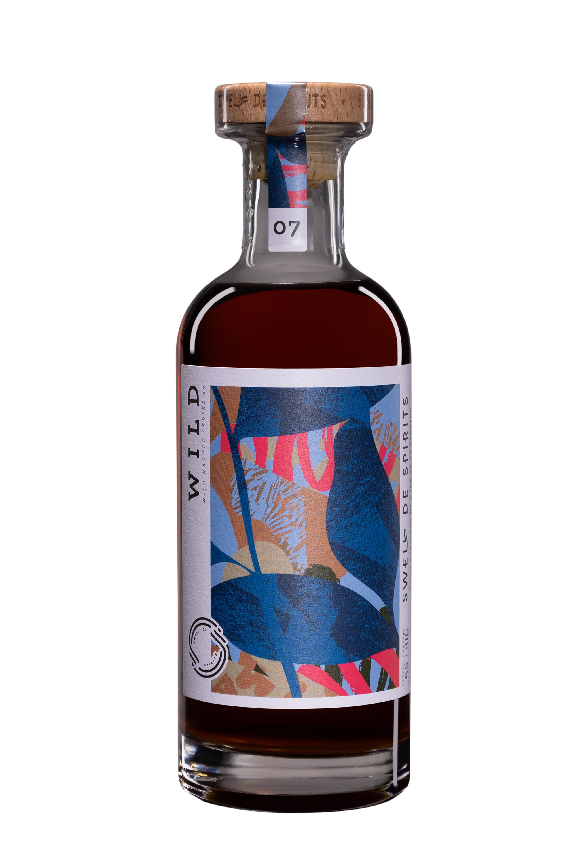 Swell de Spirits - Rhum Vieux Agricole de la Réunion "Isautier - Wild Nature N°7" Brun 2011 59.4°, 70cl