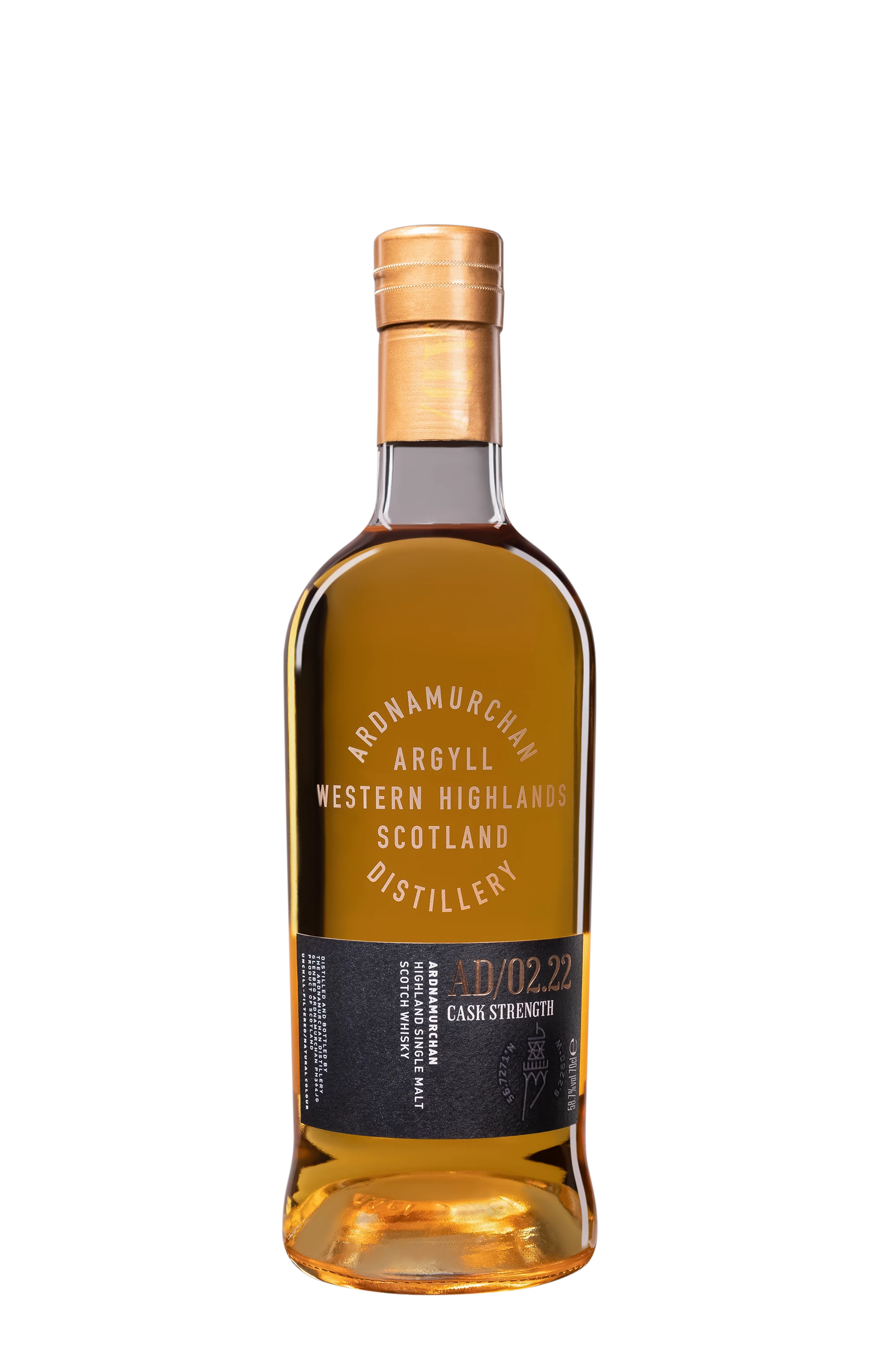 Ardnamurchan - Single Malt Scotch Whisky "02.22 - Cask Strength" 58.7°, 70cl