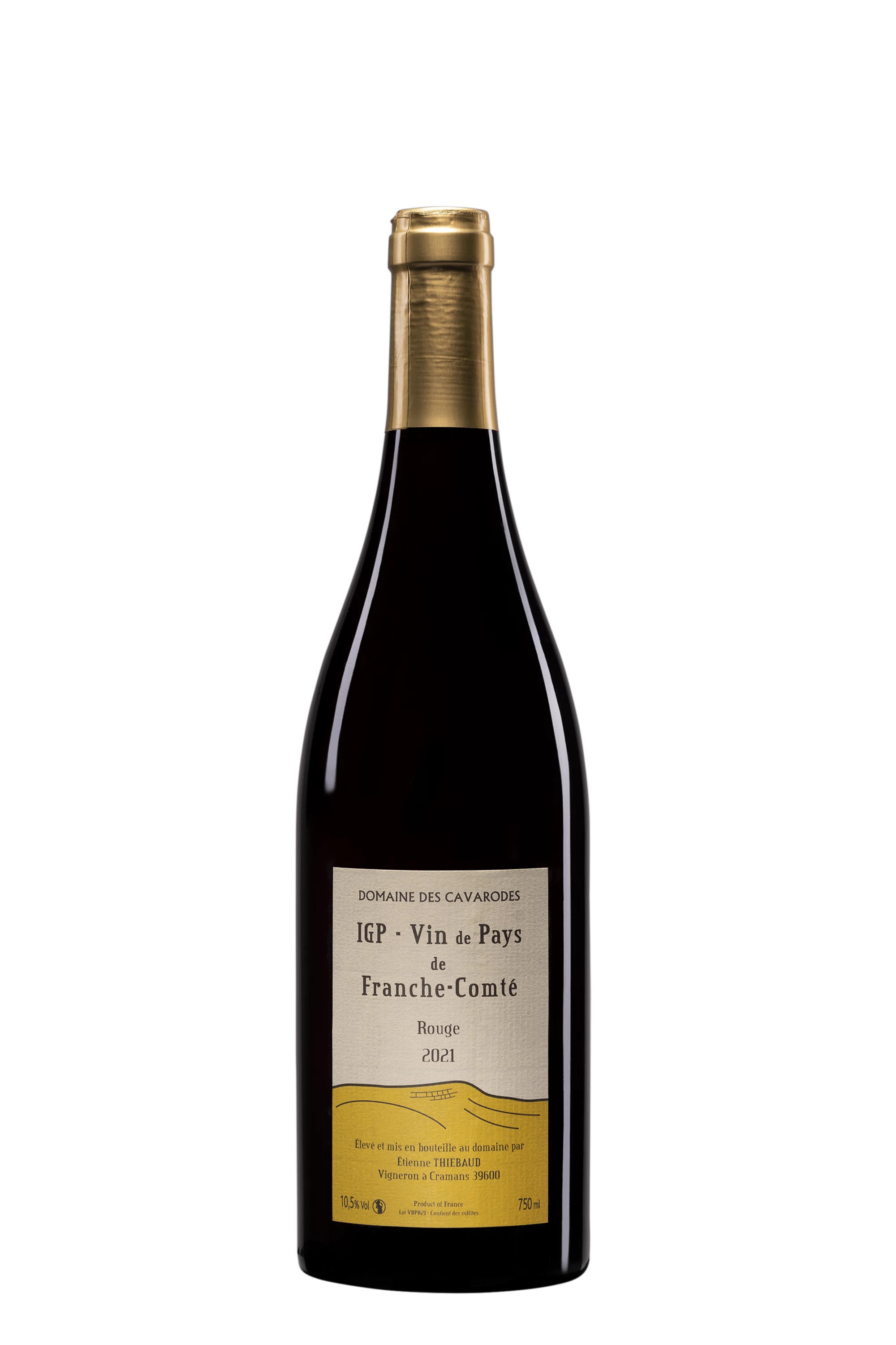 Domaine de Cavarodes - Vin de Pays de Franche-Comté Rouge 2021, 75cl