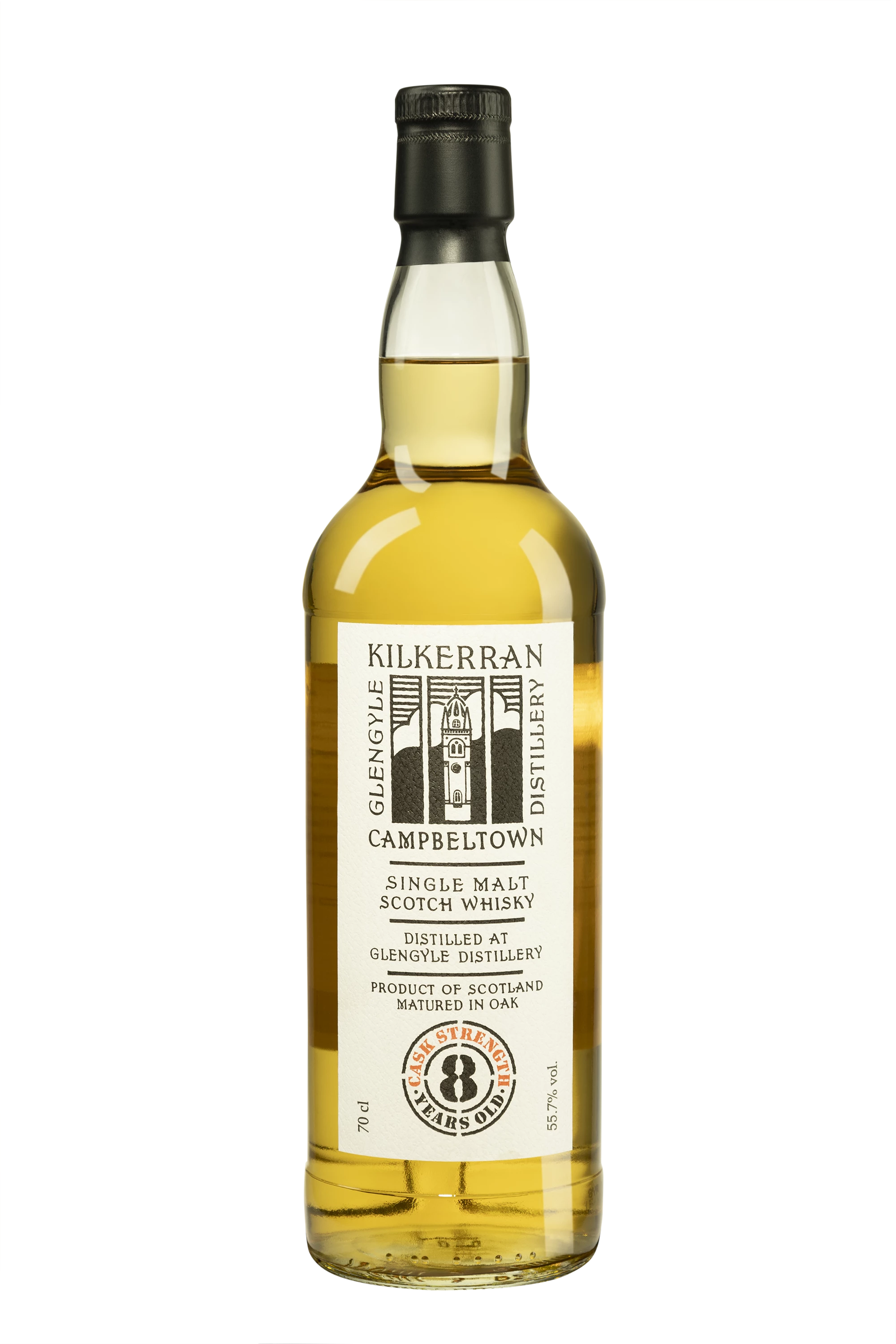 Kilkerran - Single Malt Scotch Whisky "8 Ans - Brut de Fût" 55.7°, 70cl