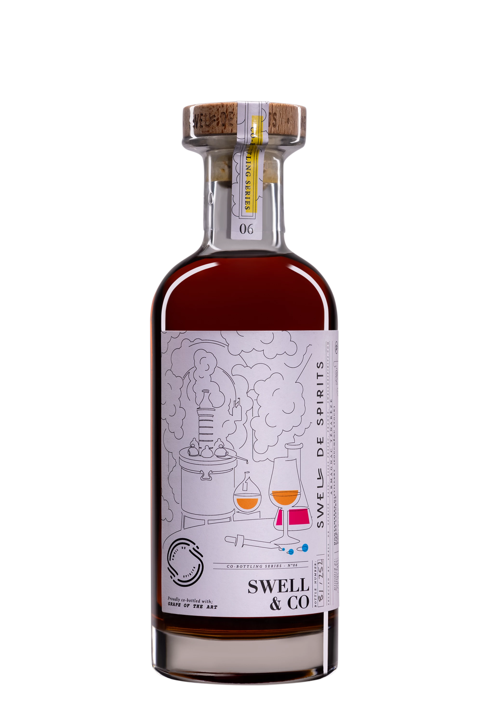 Swell de Spirits - Armagnac-Ténazères "Hontambère - Swell & Co Series N°6" 1989 55.9°, 50cl
