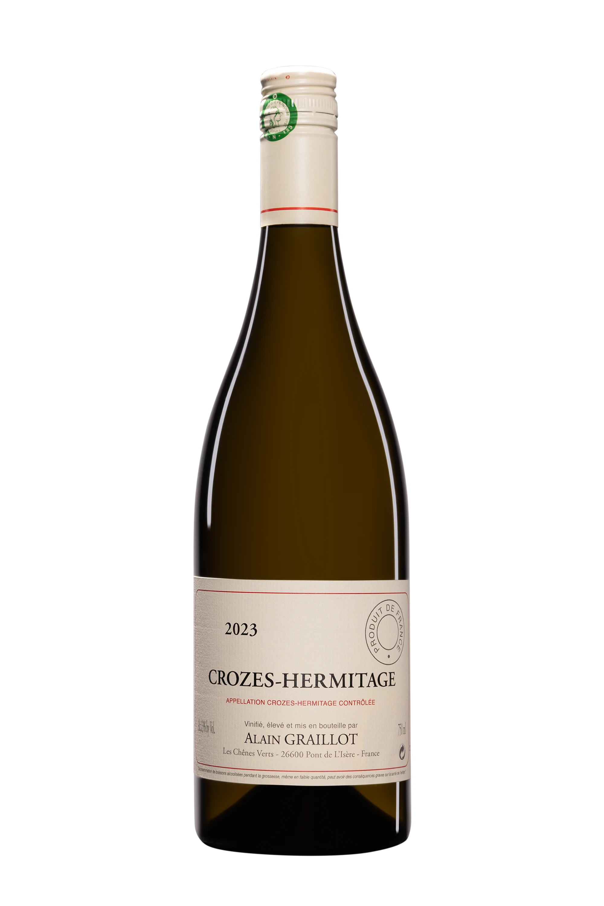 Domaine Alain Graillot - Crozes-Hermitage Blanc 2023 13°, 75cl
