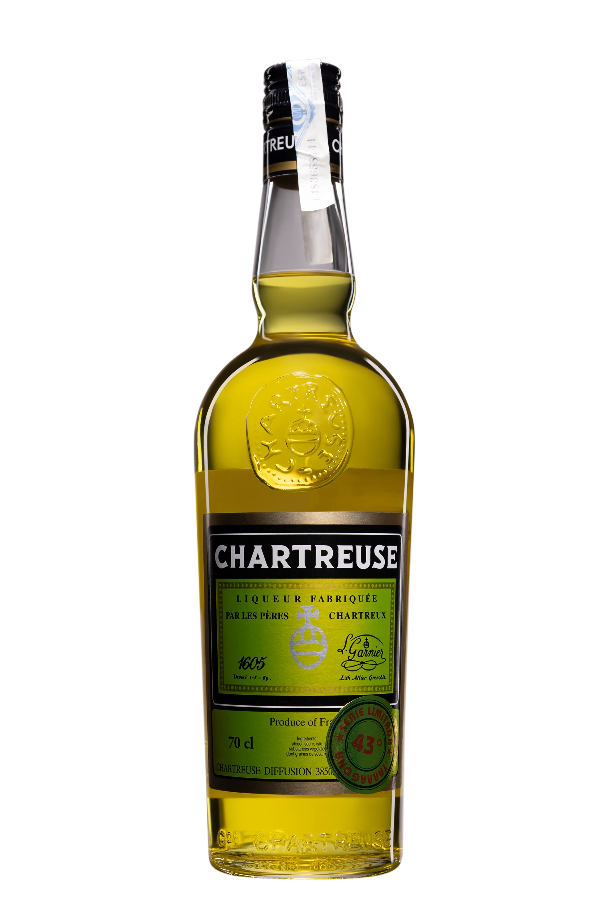 Chartreuse - Liqueur "Santa Tecla - Release 2013" Jaune 43°, 70cl