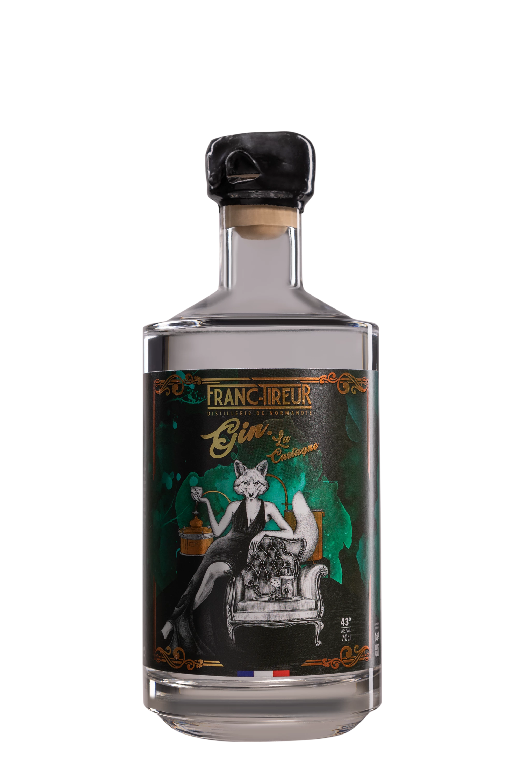 Distillerie Franc-Tireur - Gin "La Castagne" Blanc 43°, 70cl