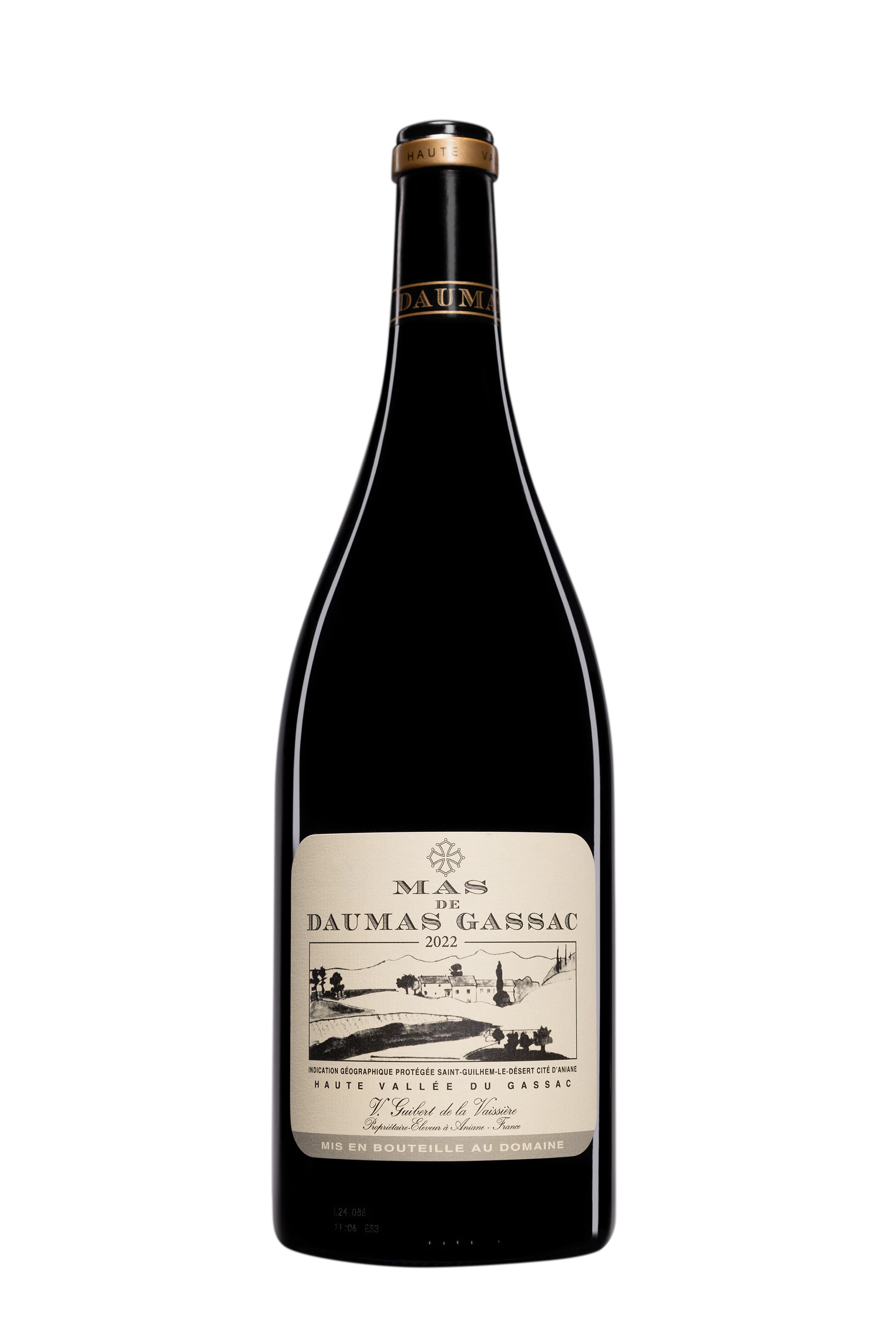 Mas Daumas Gassac - Vin de Pays de Saint Guilhem-le-Désert - Cité d'Aniane Rouge 2022, 150cl