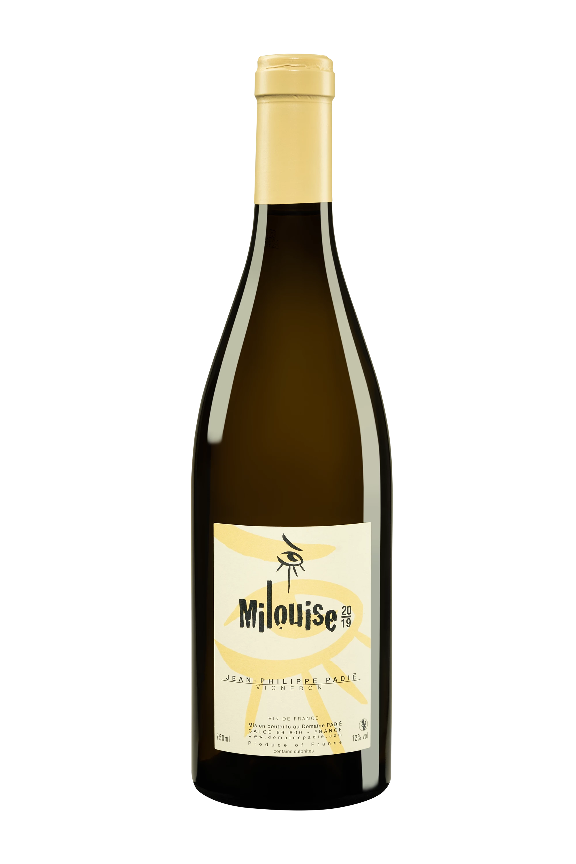 Domaine Jean-Philippe Padié - Vin de France "Milouise" Blanc 2019, 75cl