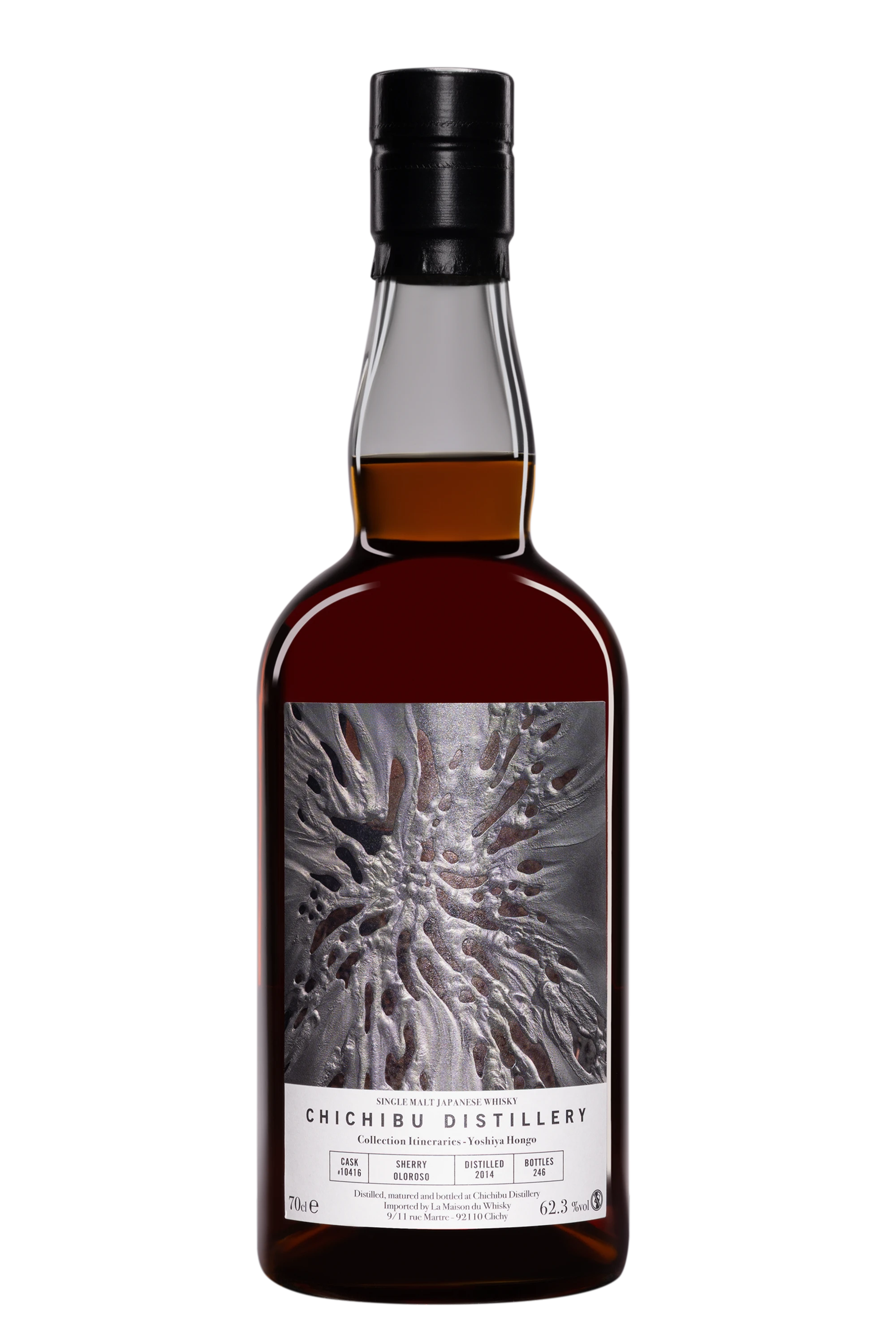 Ichiro's Malt Chichibu - Single Malt Japanese Whisky "10 Ans Single Cask #10416 - Sherry Oloroso Itinéraires - Release 2025" Brun 2014 62.3° Giftbox, 70cl