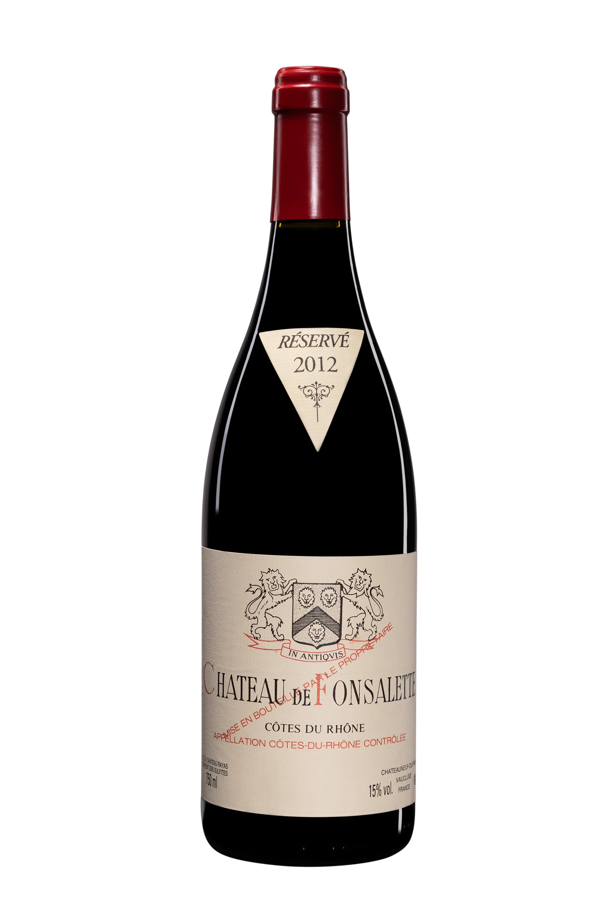 Château de Fonsalette - Côtes du Rhône Rouge 2012, 75cl
