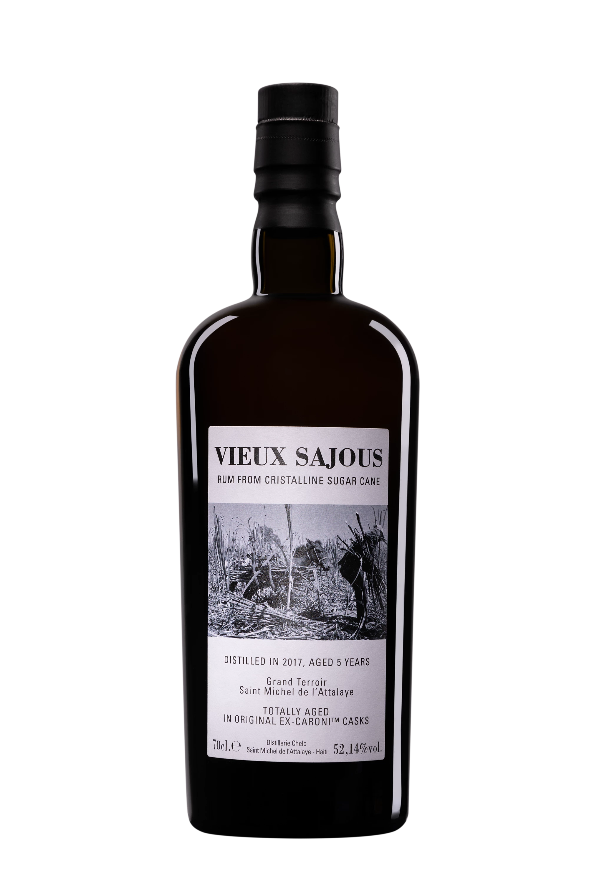 Spirit of Haiti - Clairin Pur Cane Juice Haïtian Rhum "5 Ans Vieux Sajous - Ex-Caroni" Brun 2017 52.14° Giftbox, 70cl