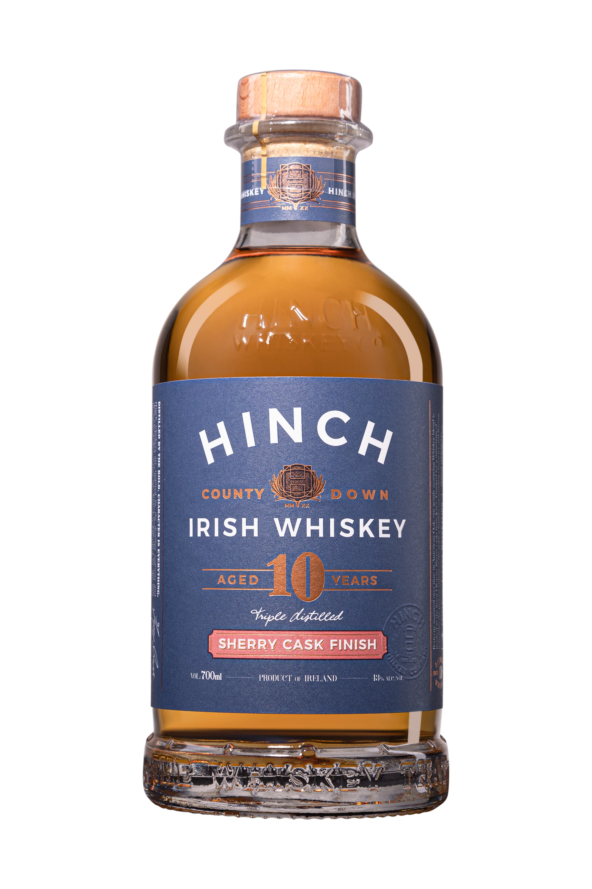Hinch - Blended Malt Irish Wisky "10 Ans - Sherry Cask Finish" 43° Giftbox, 70cl