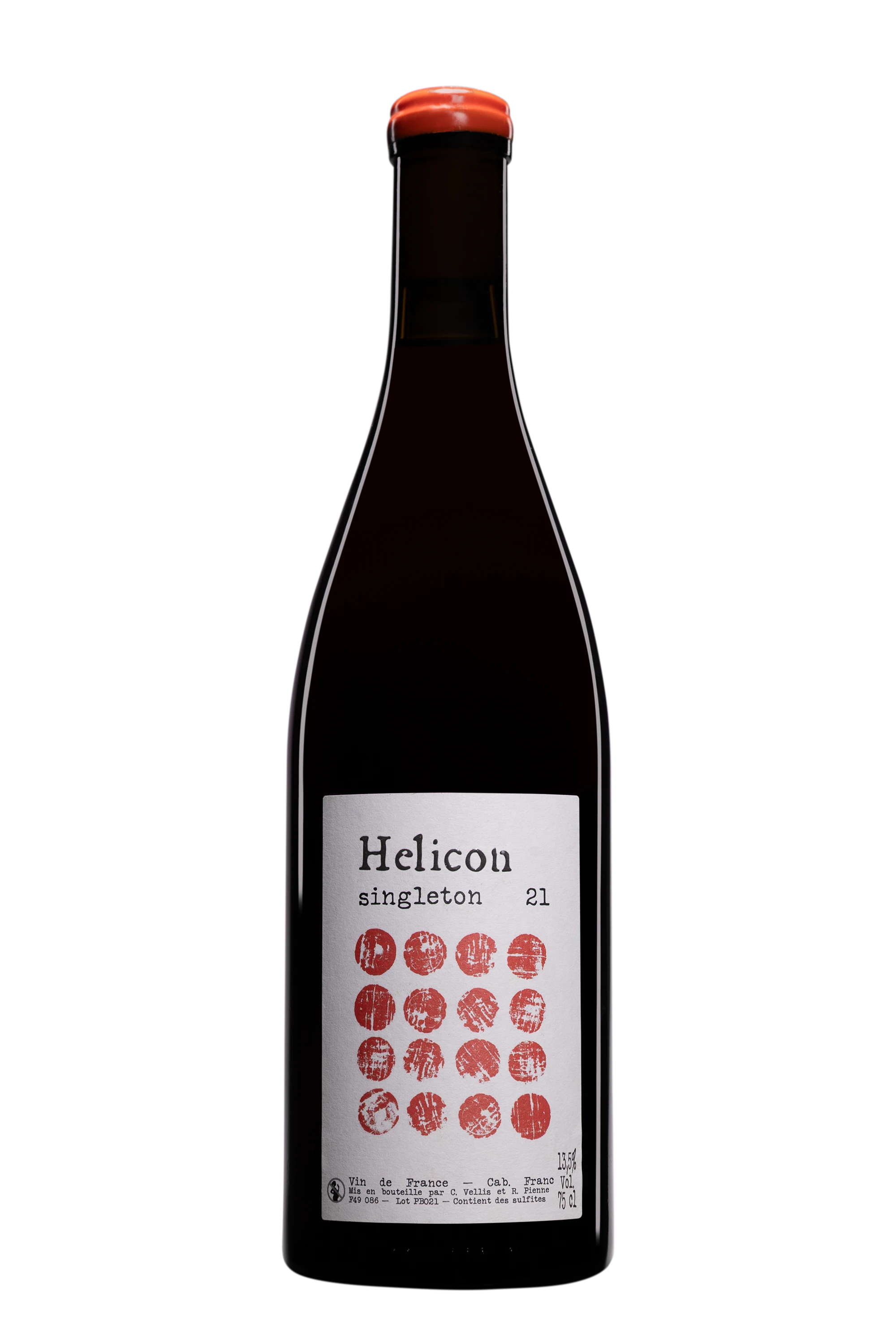 Domaine Helicon - Vin de France "Singleton" Rouge 2021 13.5°, 75cl