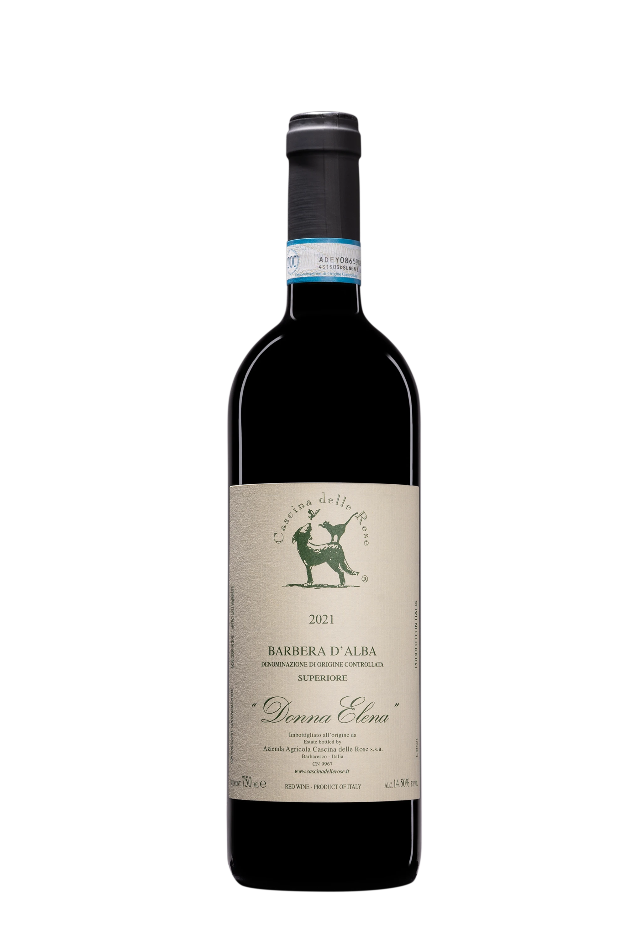 Cascina delle Rose - Barbera d'Alba Superiore "Donna Elena" Rouge 2021 14.5°, 75cl