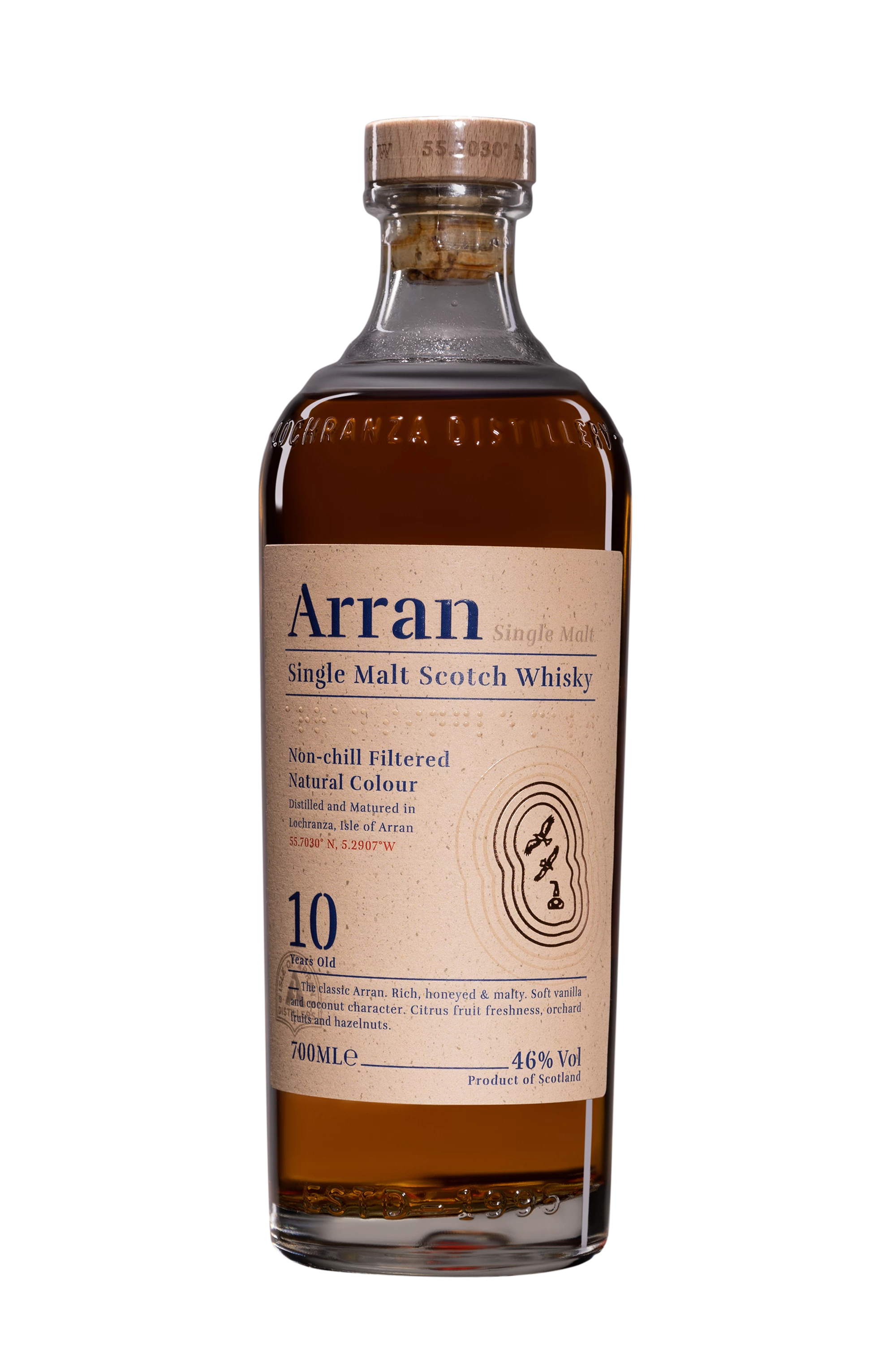 The Arran - Single Malt Scotch Whisky "10 Ans" 46° Giftbox, 70cl