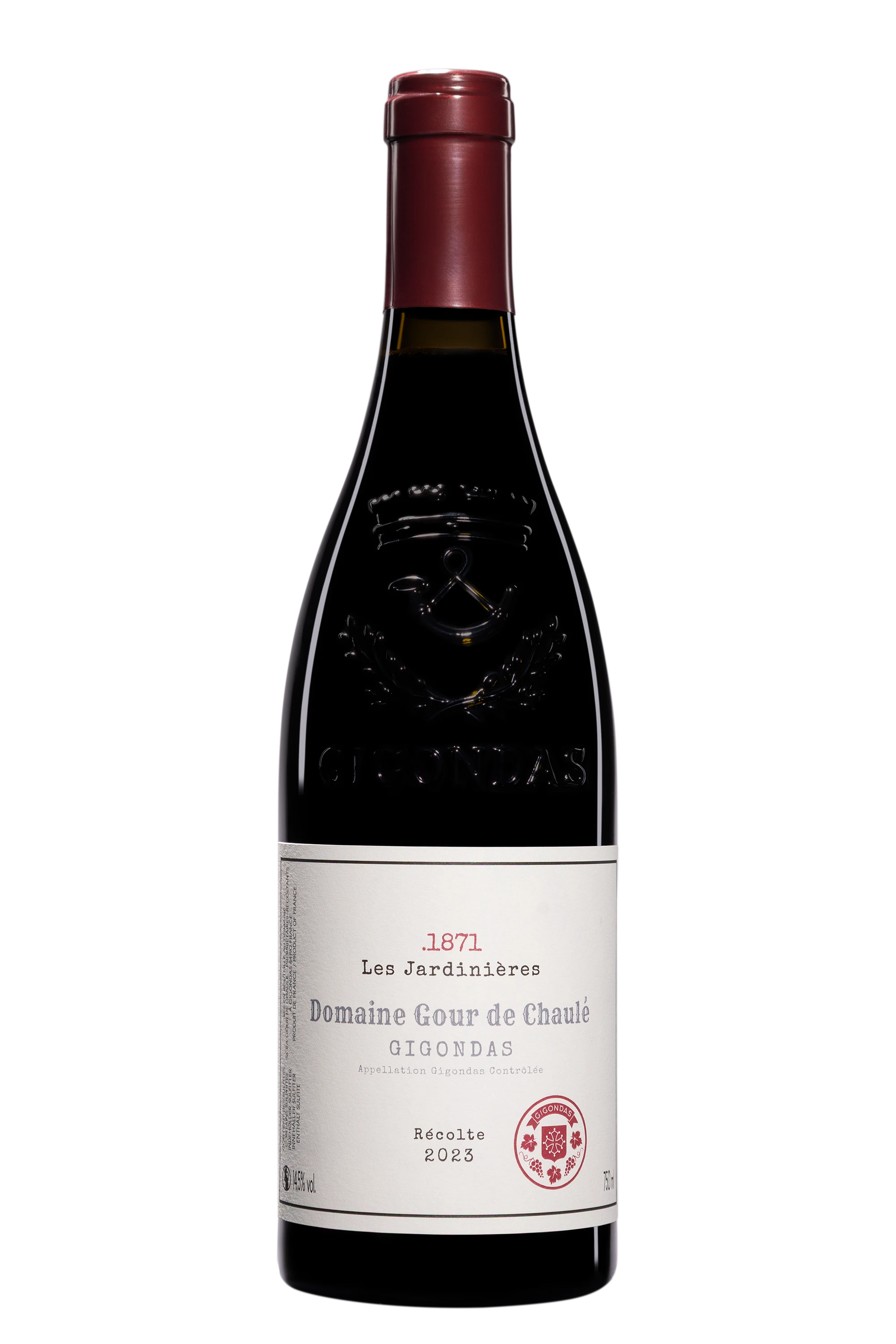 Domaine Gour de Chaulé - Gigondas "Les Jardinières .1871" Rouge 2023 14.5°, 75cl