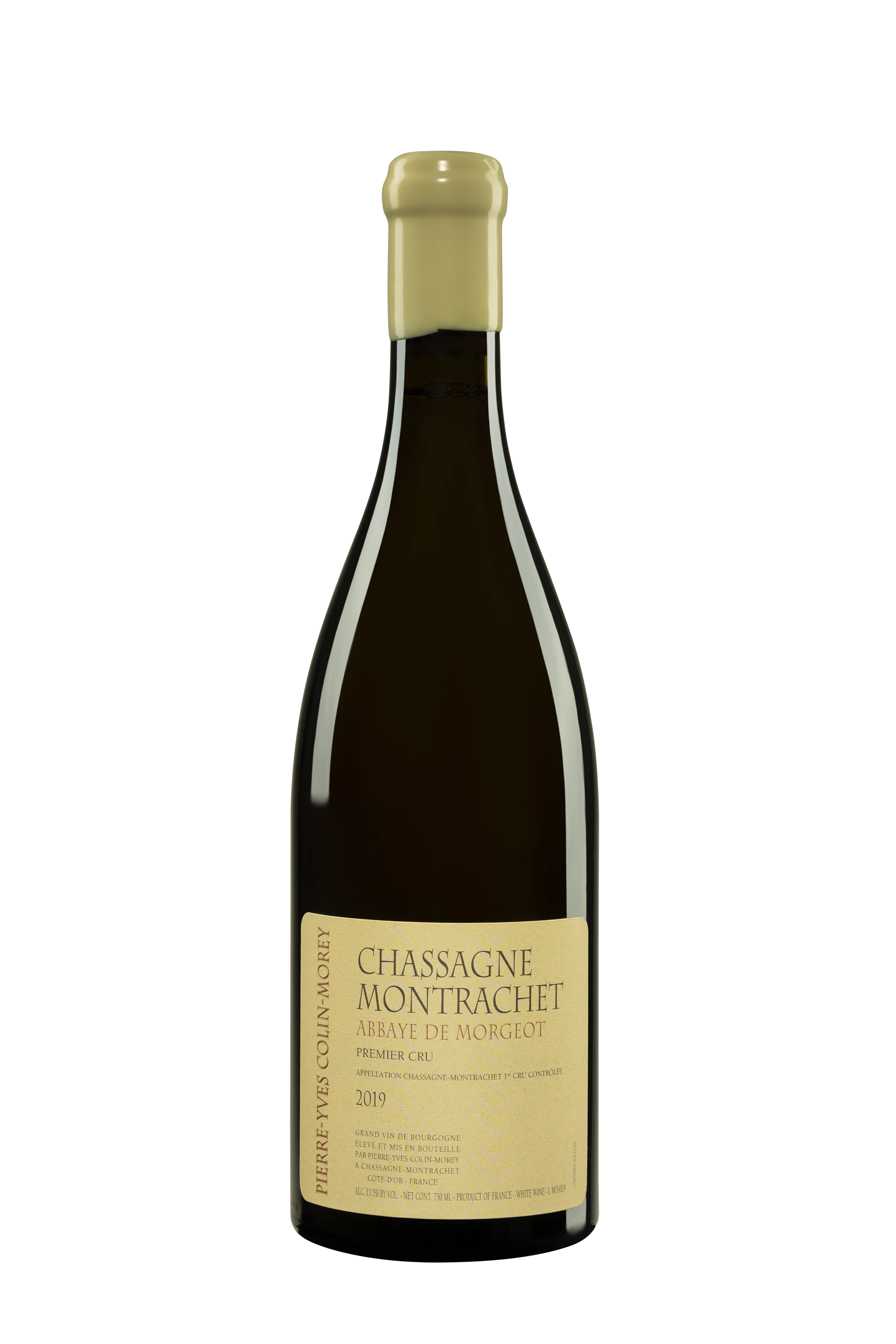 Domaine Pierre-Yves Colin-Morey - Chassagne-Montrachet 1er Cru "Abbaye de Morgeot" Blanc 2019 13.5°, 75cl