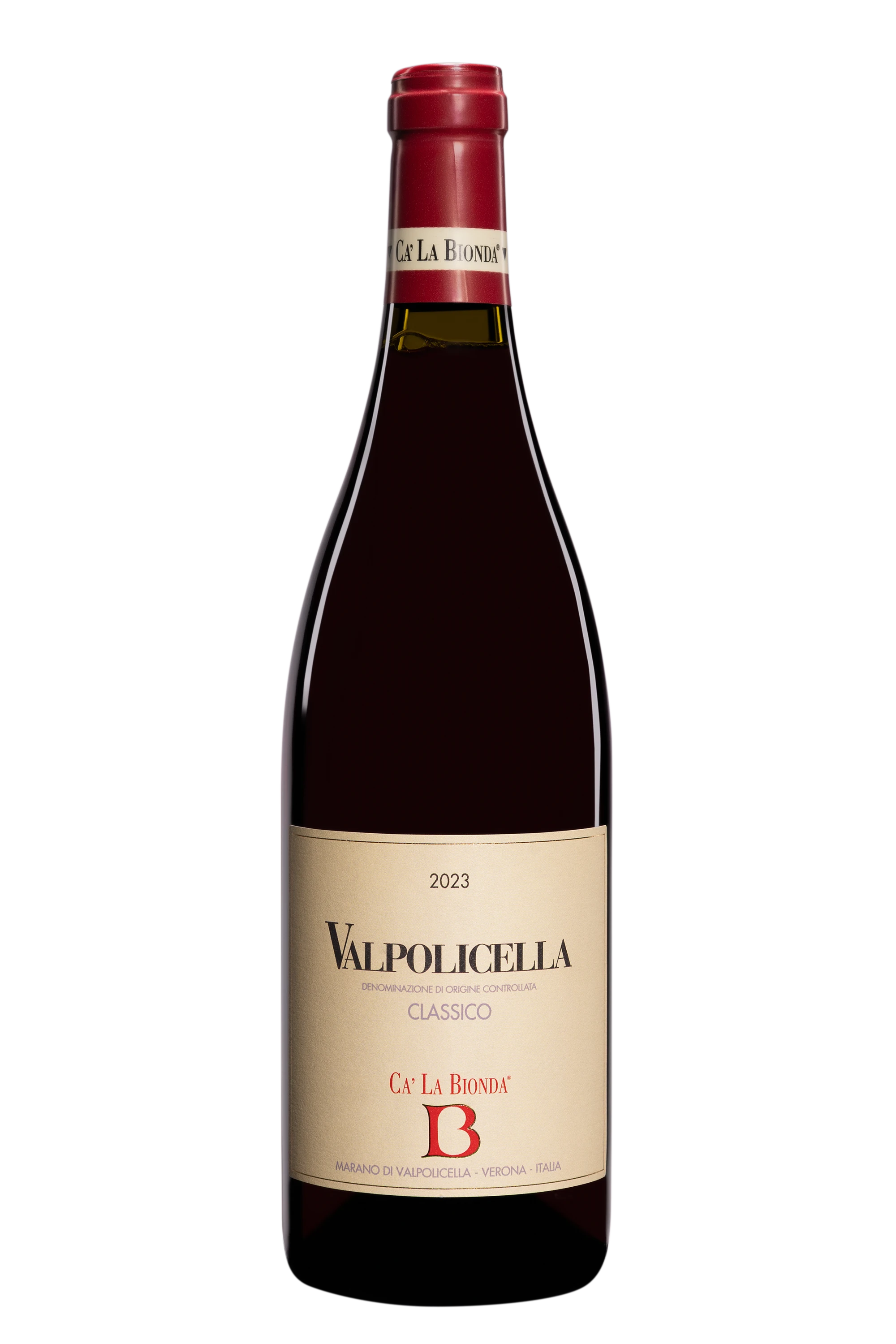 Cà La Bionda - Valpolicella Classico Rouge 2023 12.5°, 75cl