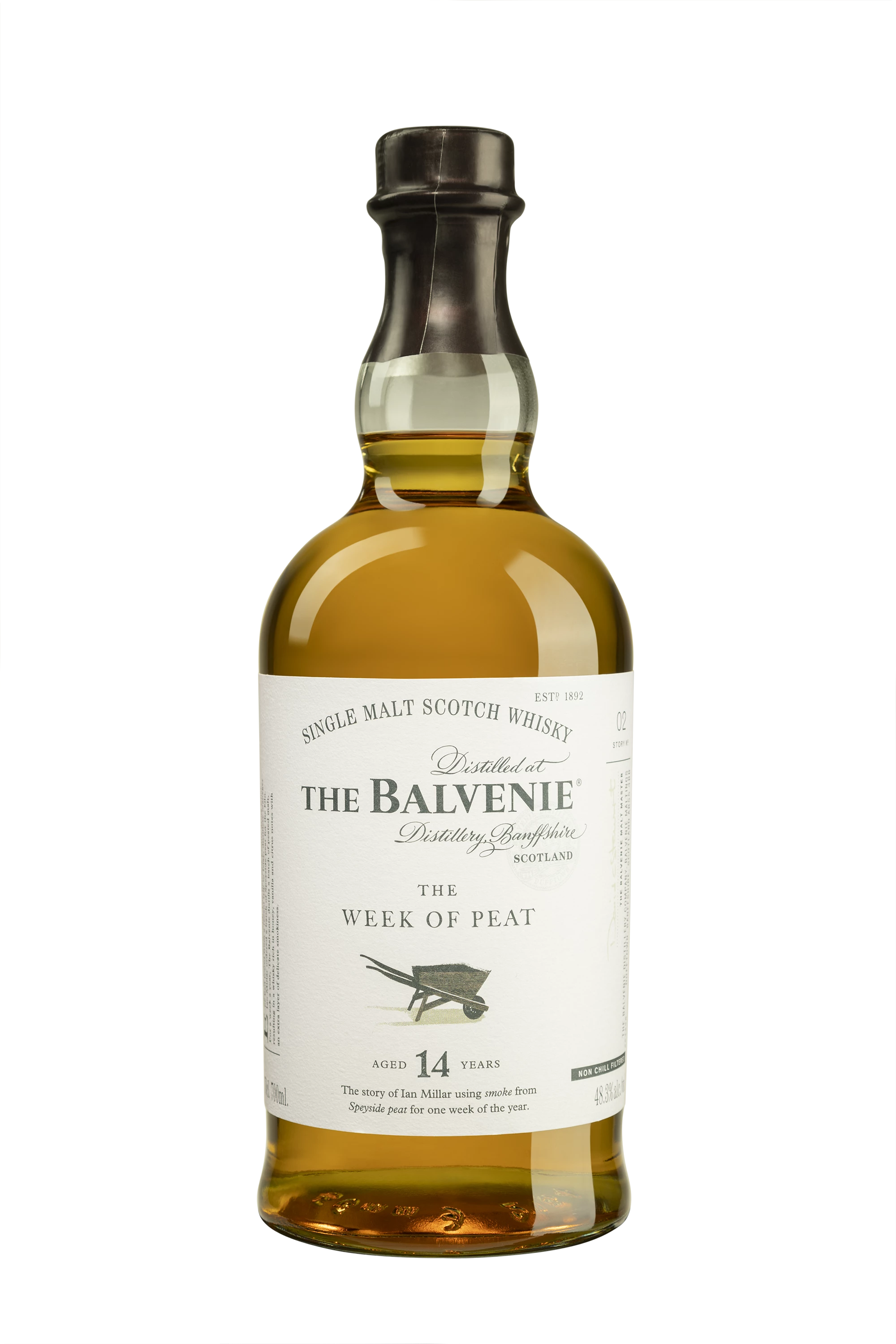 The Balvenie - Single Malt Scotch Whisky "14 Ans - The Week of Peat" 48.3° Giftbox, 70cl
