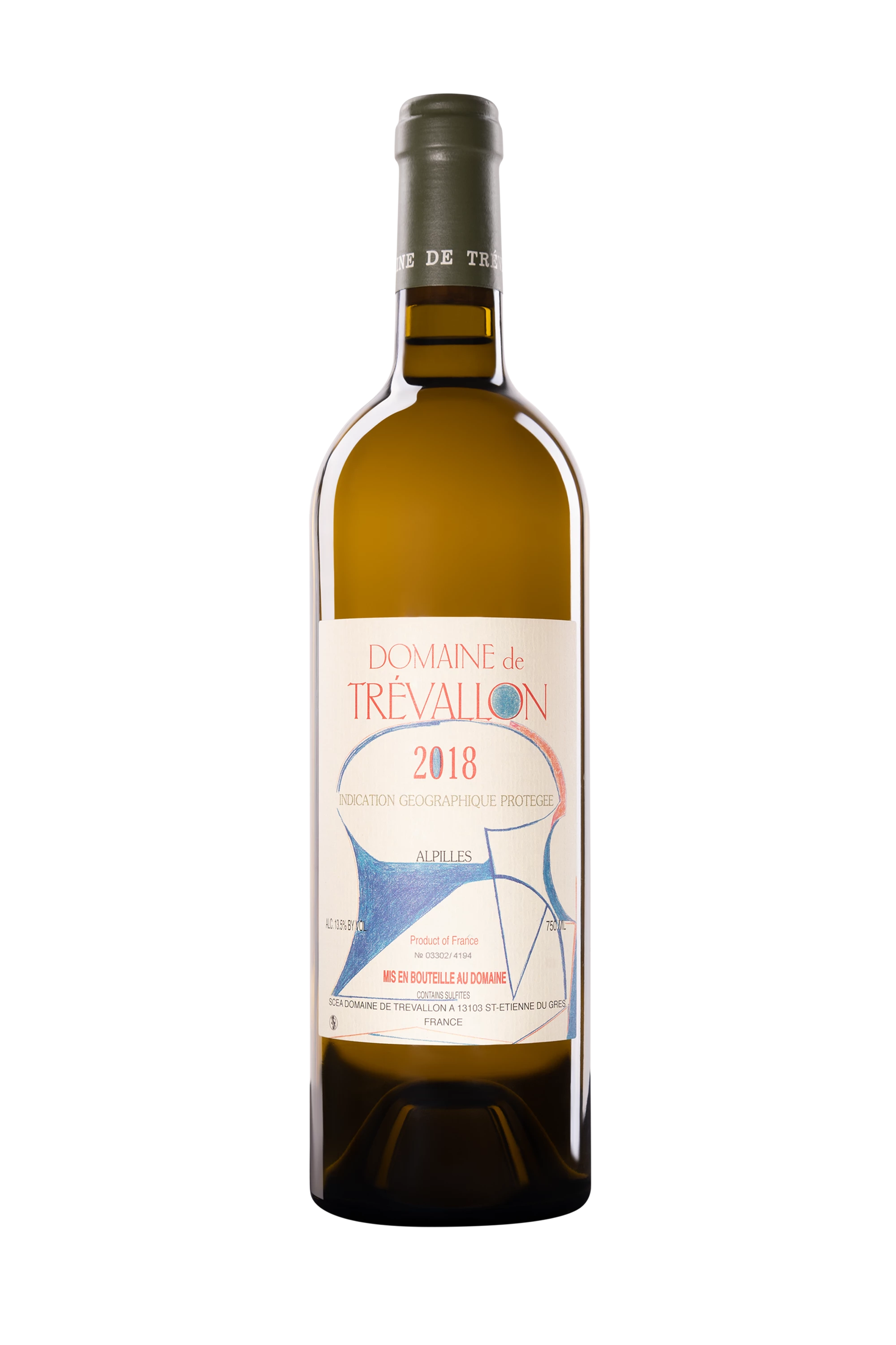 Domaine de Trévallon - Vin de Pays des Alpilles Blanc 2018, 75cl