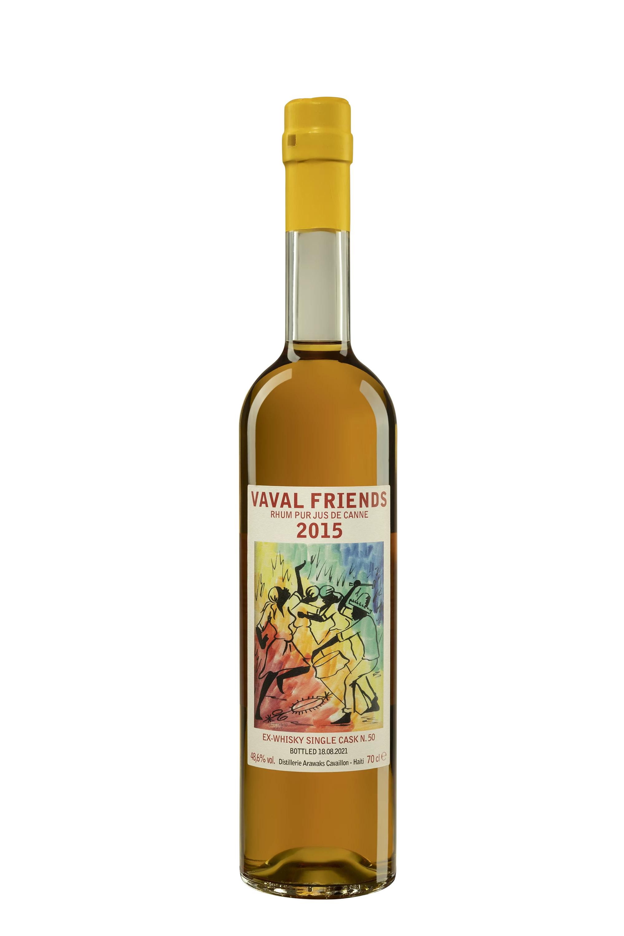 Spirit of Haiti - Clairin Pur Cane Juice Haïtian Rhum "Ansyen Vaval Friends - Single Cask Ex-Lustau N°50" Brun 2015 48.6° Giftbox, 70cl