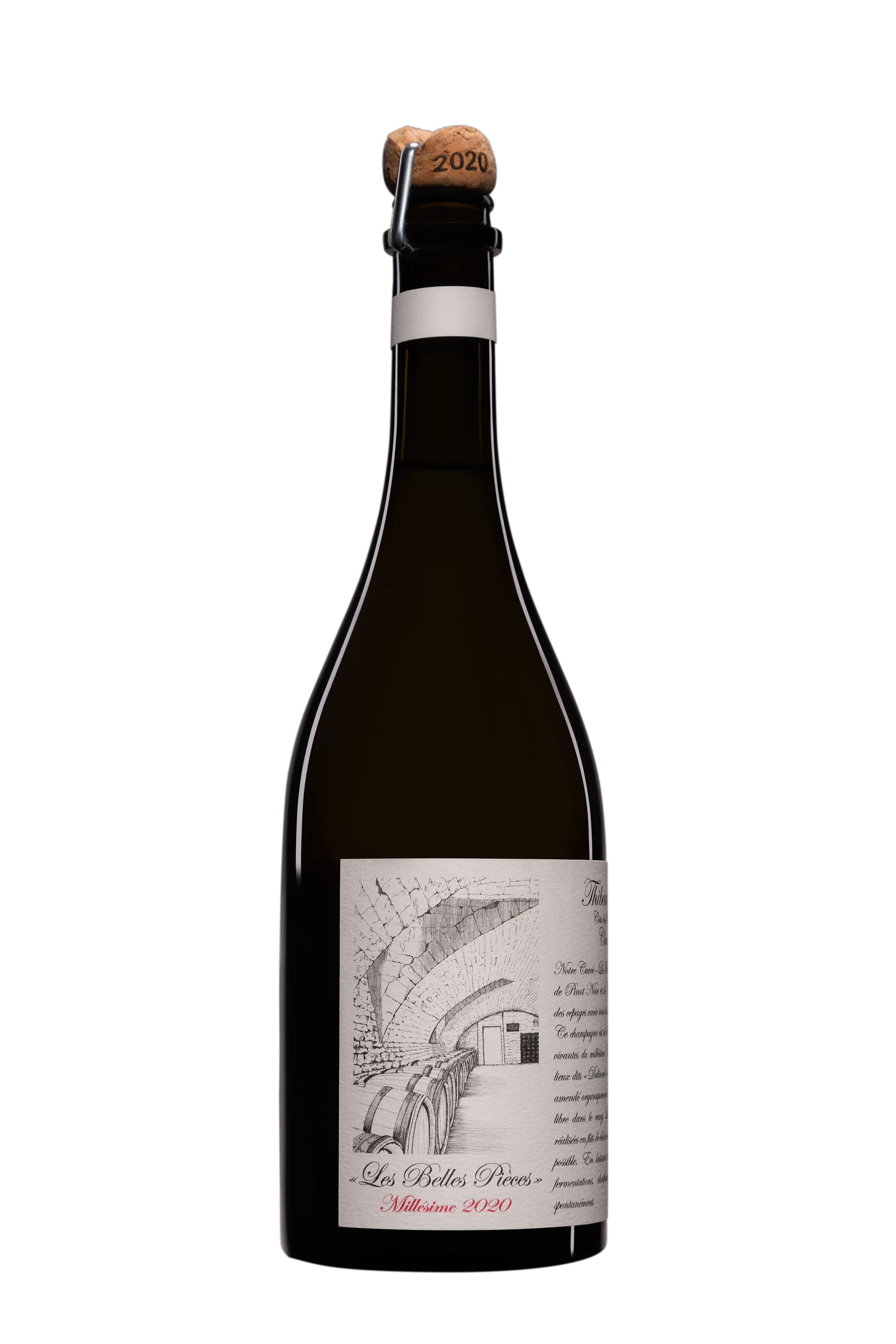 Domaine Alizée et Thibaut Tassin - Champagne Brut Nature Millésimé "Les Belles Pièces" Blanc 2020 11.5°, 75cl