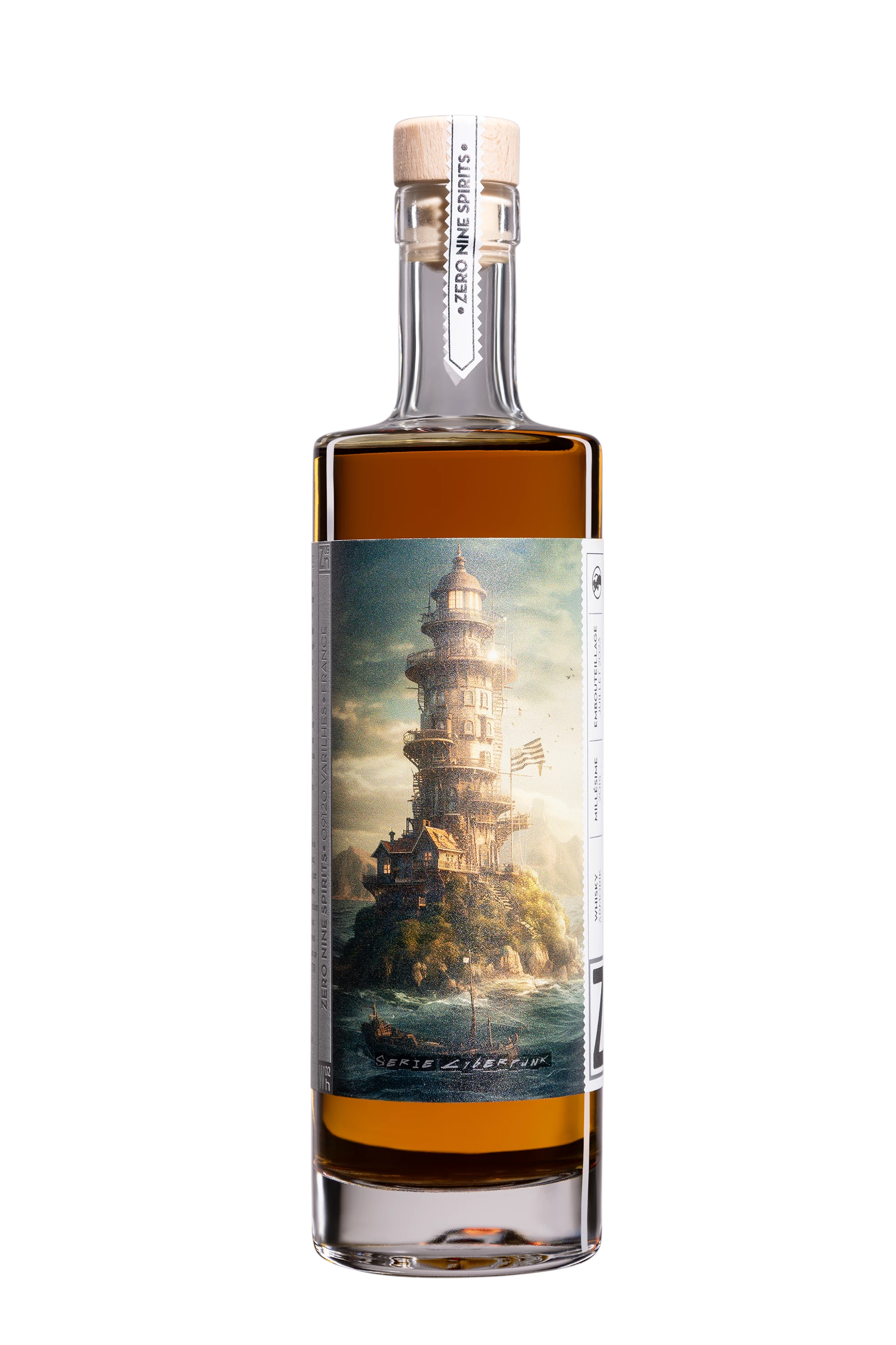 Zero Nine Spirits - Single Malt French Whisky "Armorik - Série Cyberpunk" 2015 53.5°, 50cl