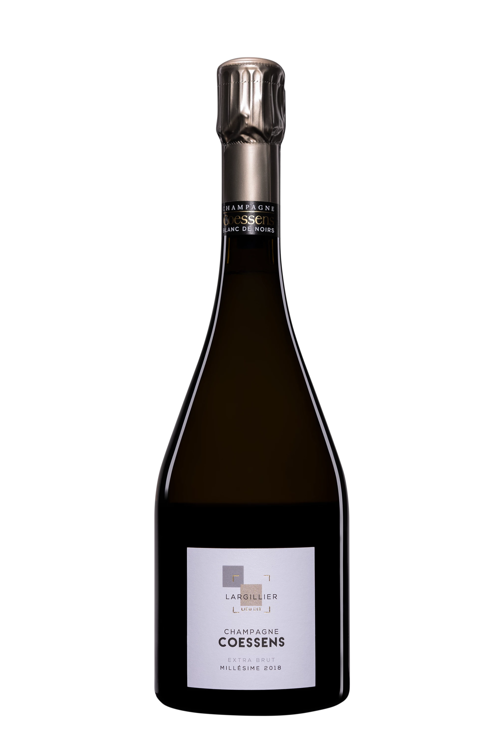 Domaine Coessens - Champagne Extra-Brut Blanc de Noirs Millésimé "Largillier" Blanc 2018 12.5°, 75cl