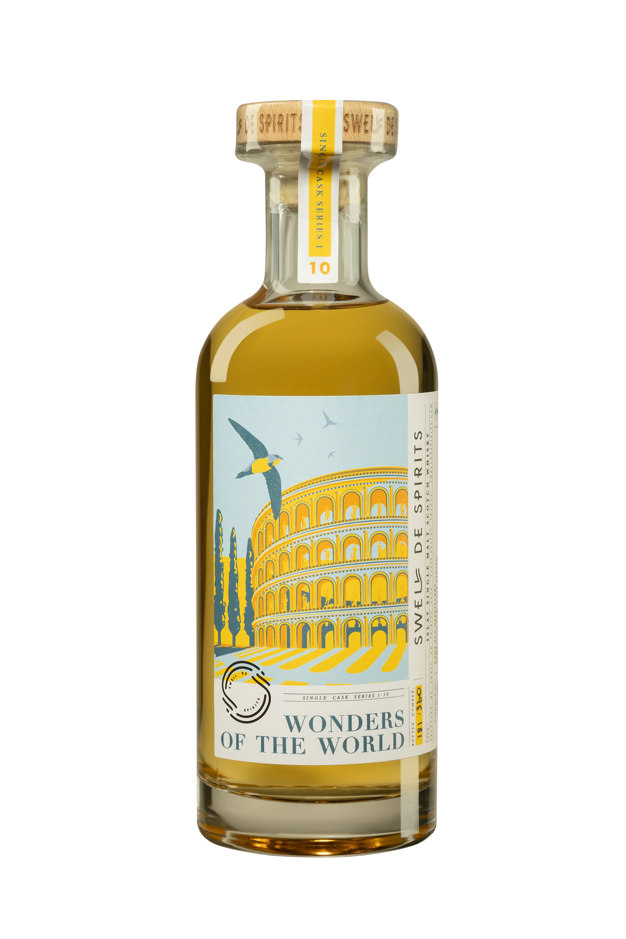 Swell de Spirits - Single Malt Scotch Whisky "Caol Ila - Jamaican Rum Cask Finish - Wonders of the World N°10" 2010 57°, 50cl