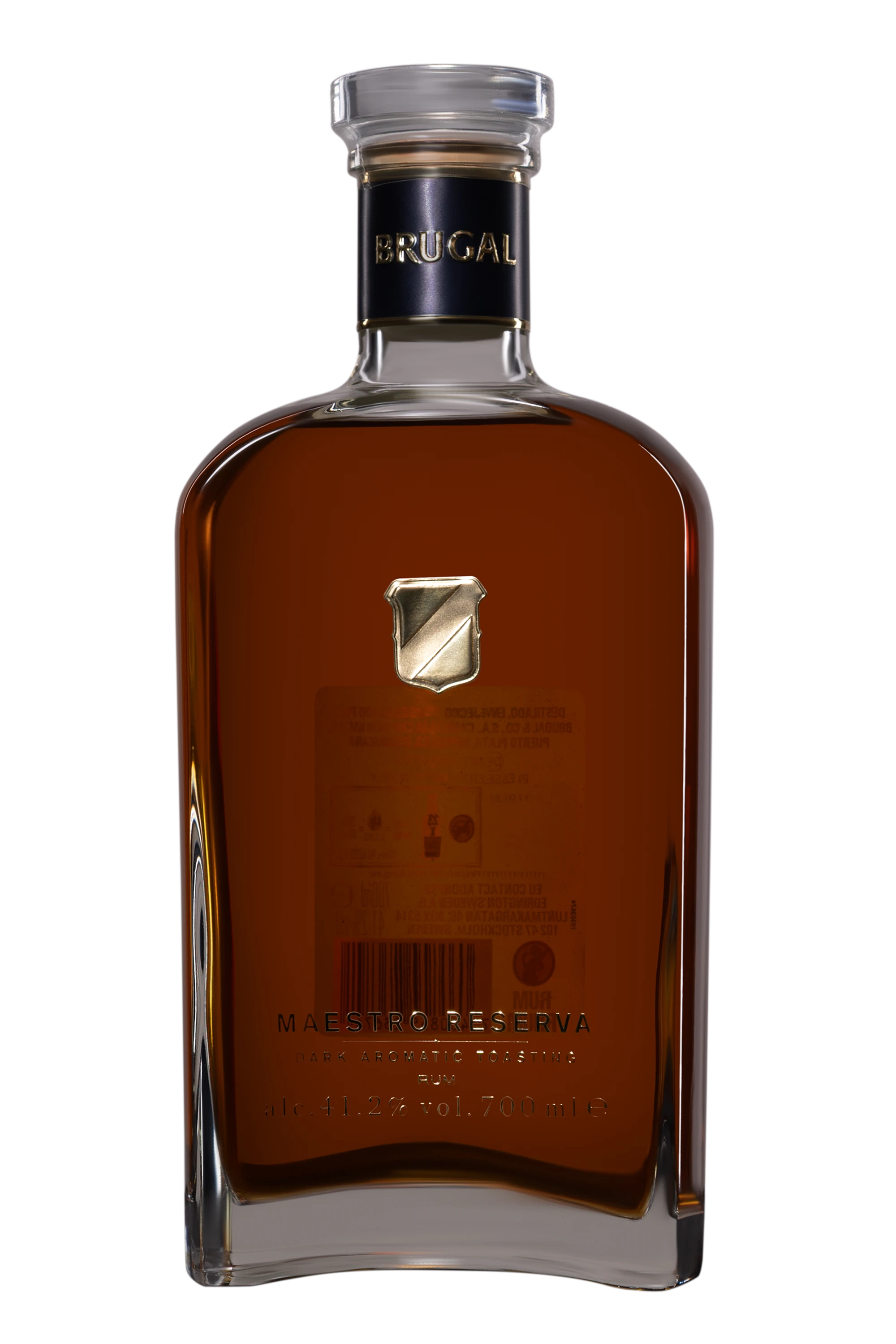 Brugal - Molasses Dominican Rhum "Maestro Reserva" Brun NV 41.2° Giftbox, 70cl