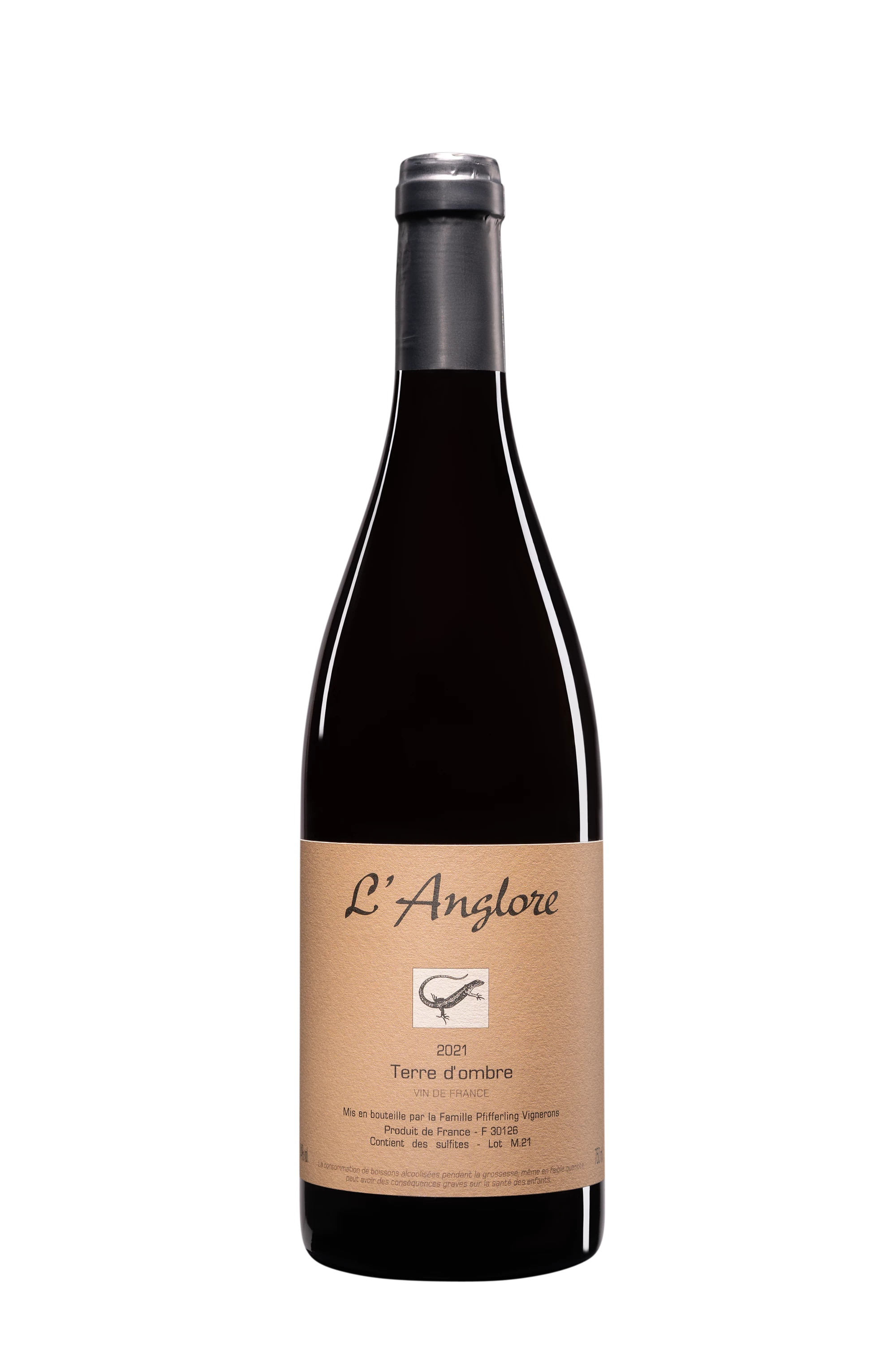 Domaine de l'Anglore - Vin de France "Terre d'Ombre" Rouge 2021, 75cl