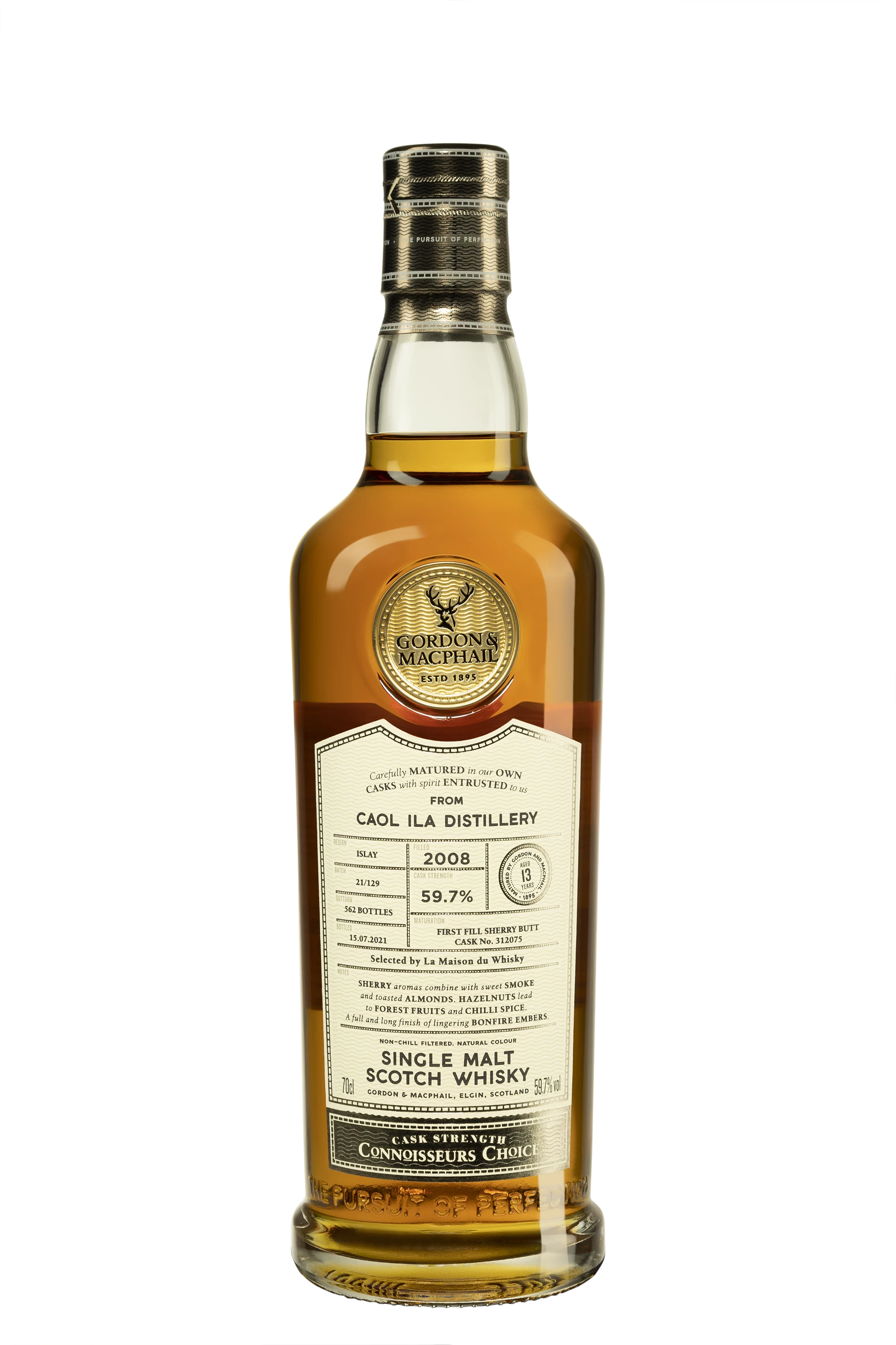 Gordon & Macphail - Single Malt Scotch Whisky "Caol Ila - 13 Ans Conquête" 2008 59.7° Giftbox, 70cl