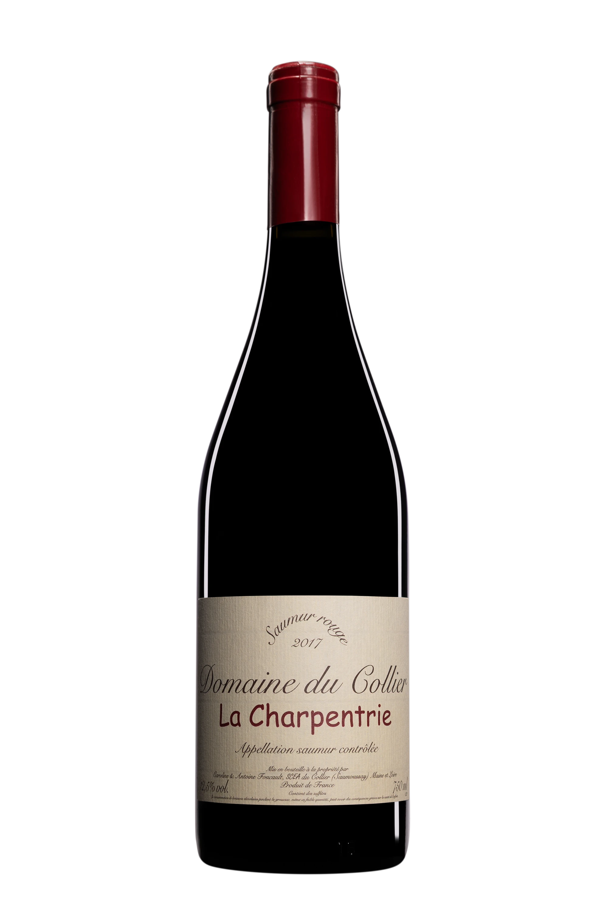 Domaine du Collier - Saumur-Champigny "Charpentrie" Rouge 2017 12.5°, 75cl