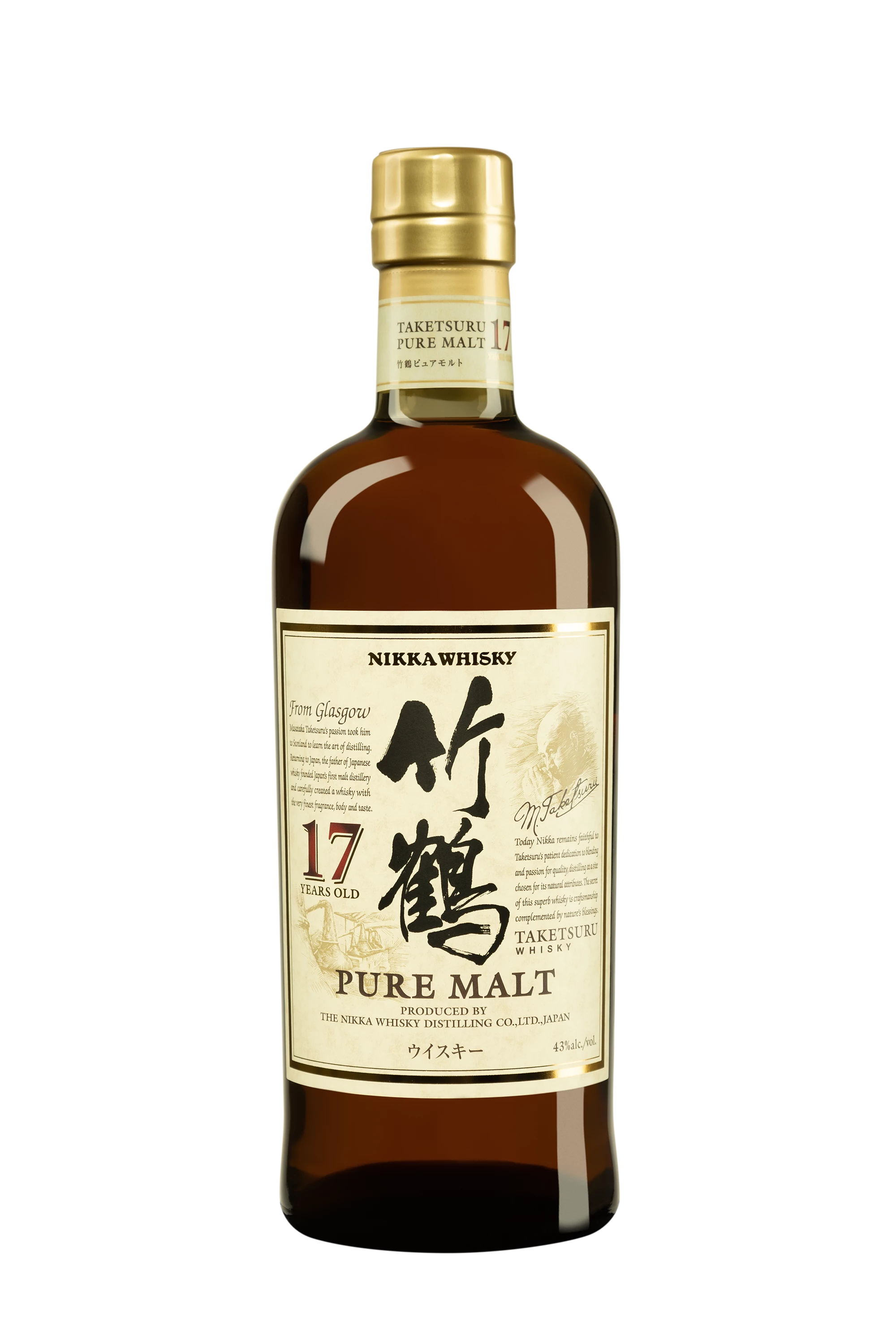Nikka - Blended Malt Japanese Whisky "17 Ans Taketsuru" 43° Giftbox, 70cl