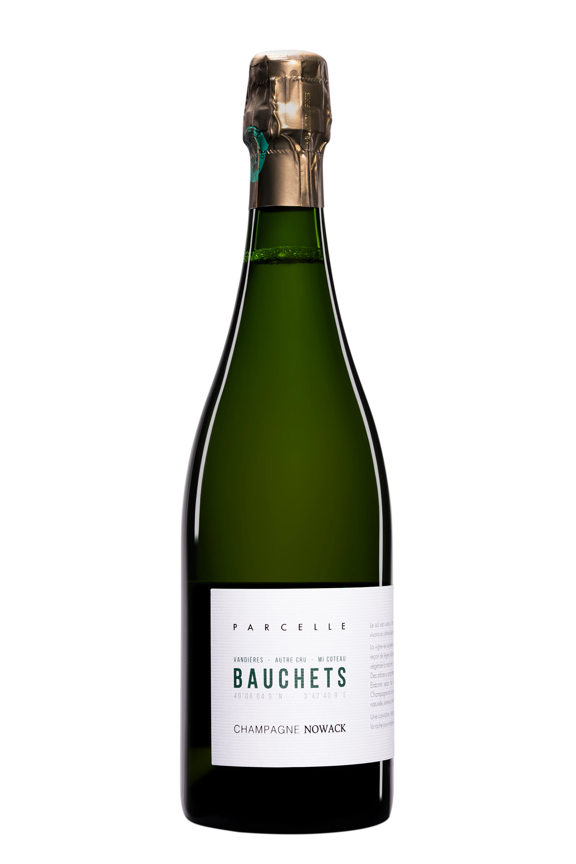 Domaine Nowack - Champagne Extra-Brut Blanc de Noirs "Les Bauchets" Blanc 2020, 75cl