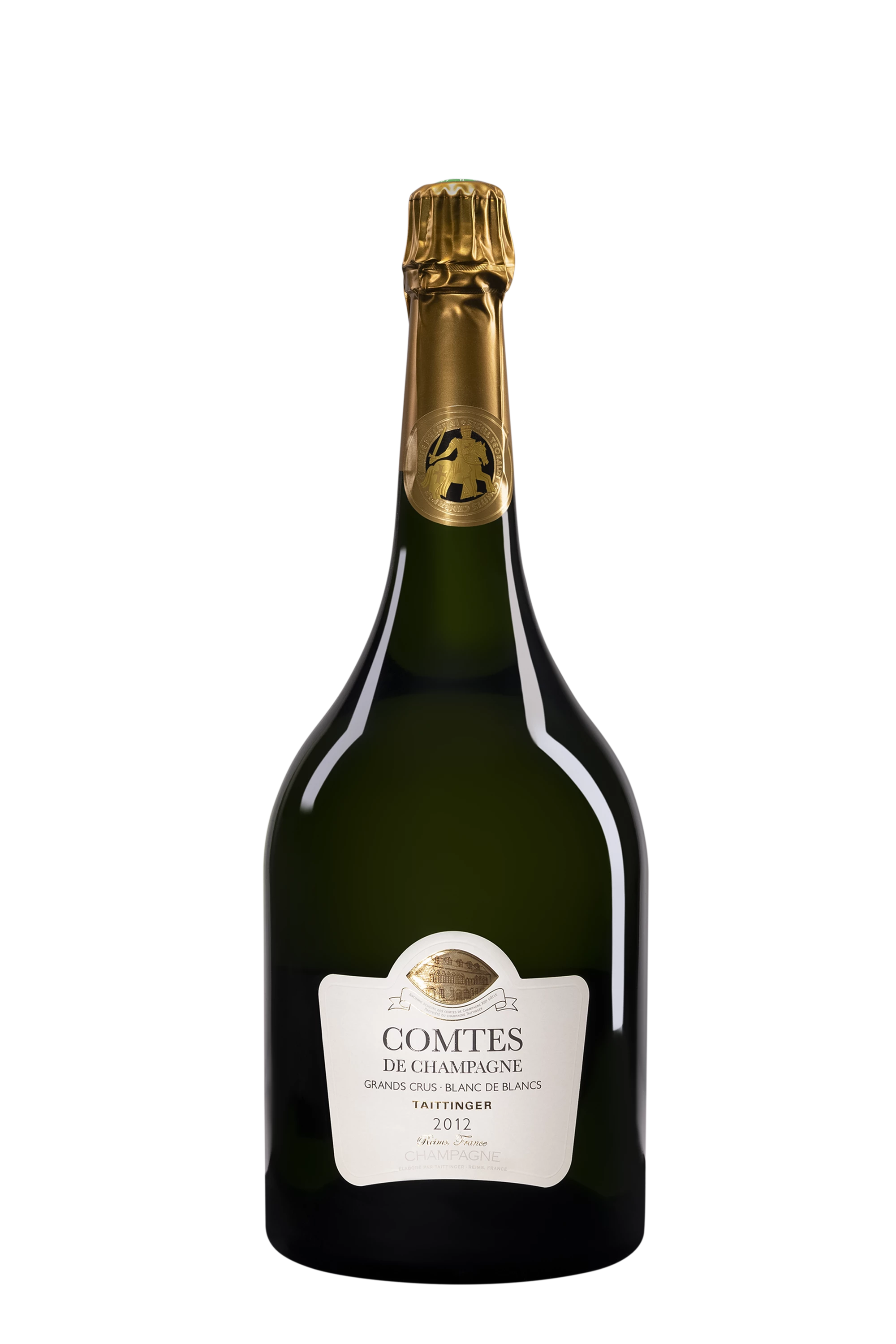 illustration du vin Maison Taittinger Champagne Brut Blanc de Blancs "Comtes de Champagne" Blanc 2012