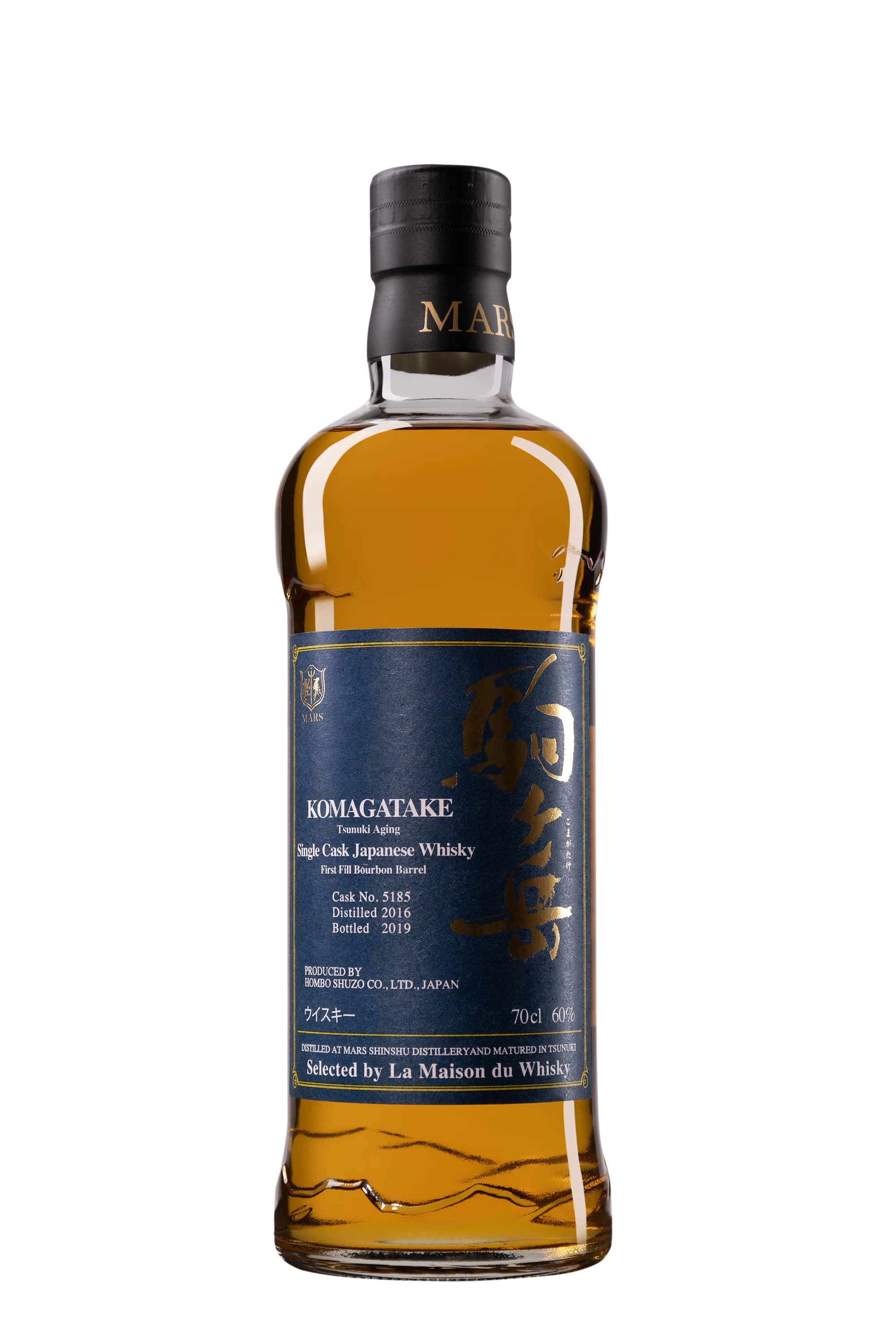 Mars - Single Malt Japanese Whisky "Komagatake Tsunuki Aging Single Cask 5185 - The Little Big Book" 2016 60° Giftbox, 70cl